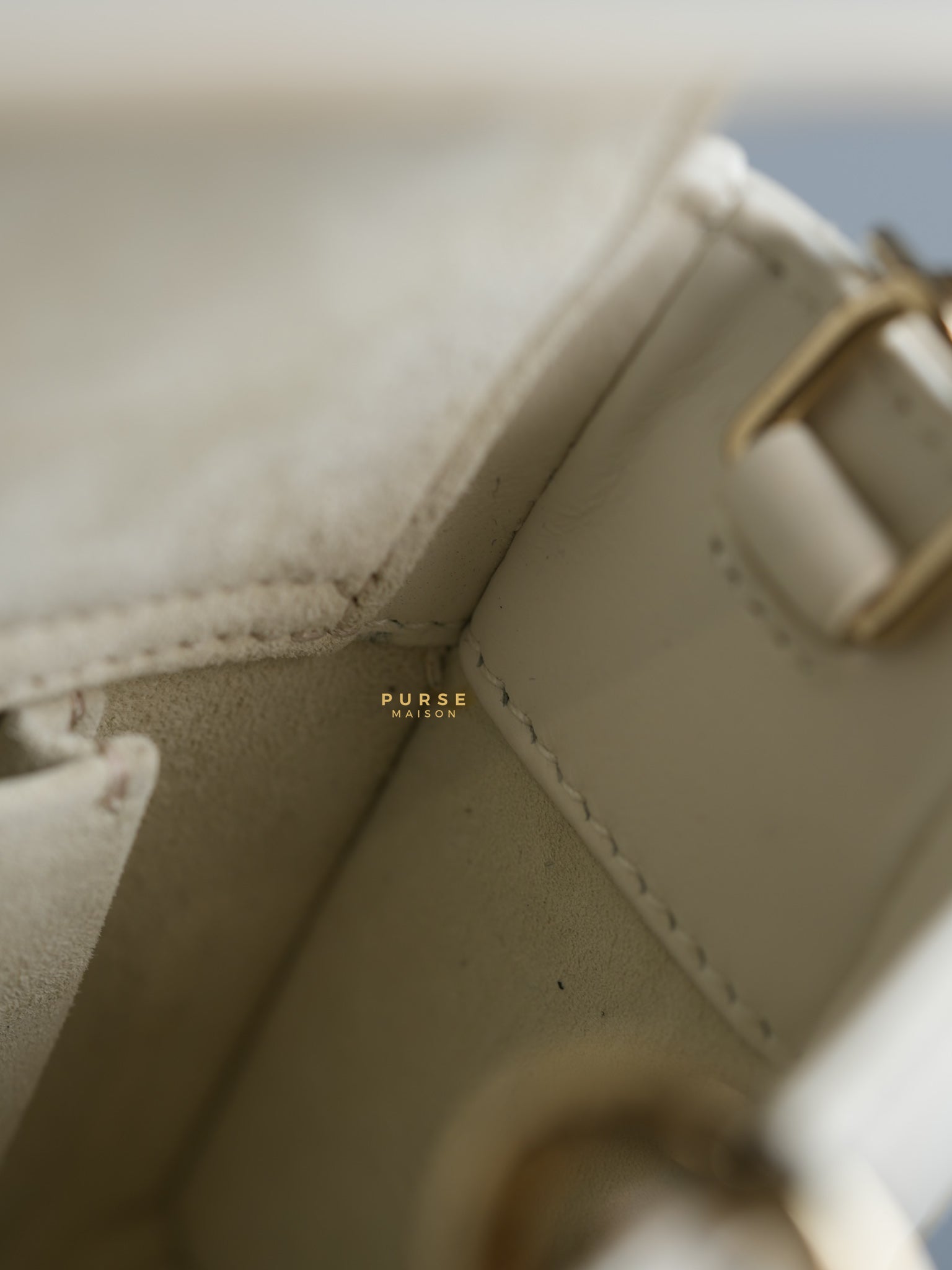 Lady D-Joy Small in Latte Dior Lambskin Leather | Purse Maison Luxury Bags Shop