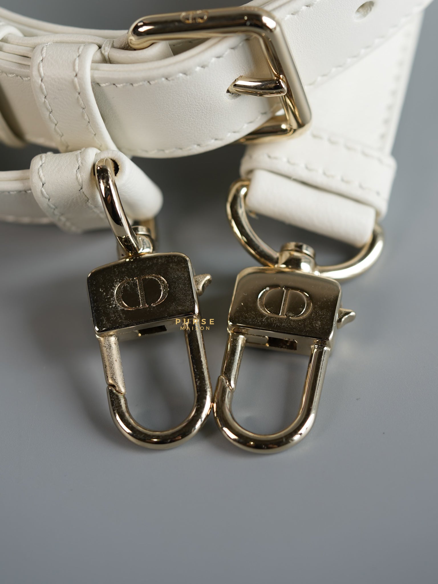 Lady D-Joy Small in Latte Dior Lambskin Leather | Purse Maison Luxury Bags Shop