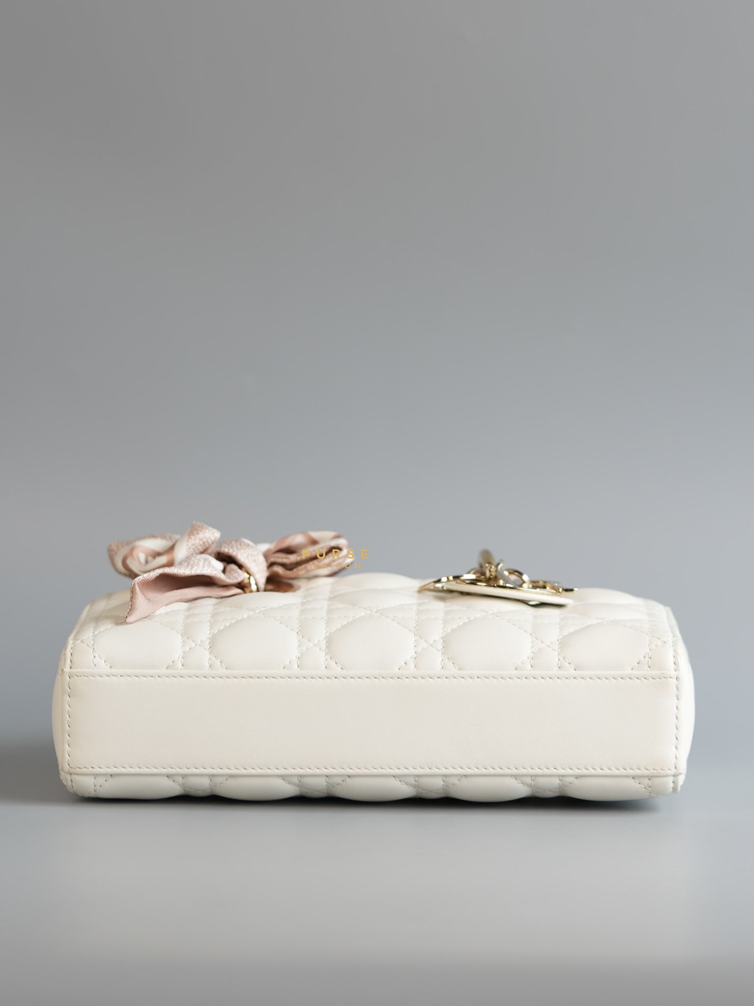 Lady D-Joy Small in Latte Dior Lambskin Leather | Purse Maison Luxury Bags Shop