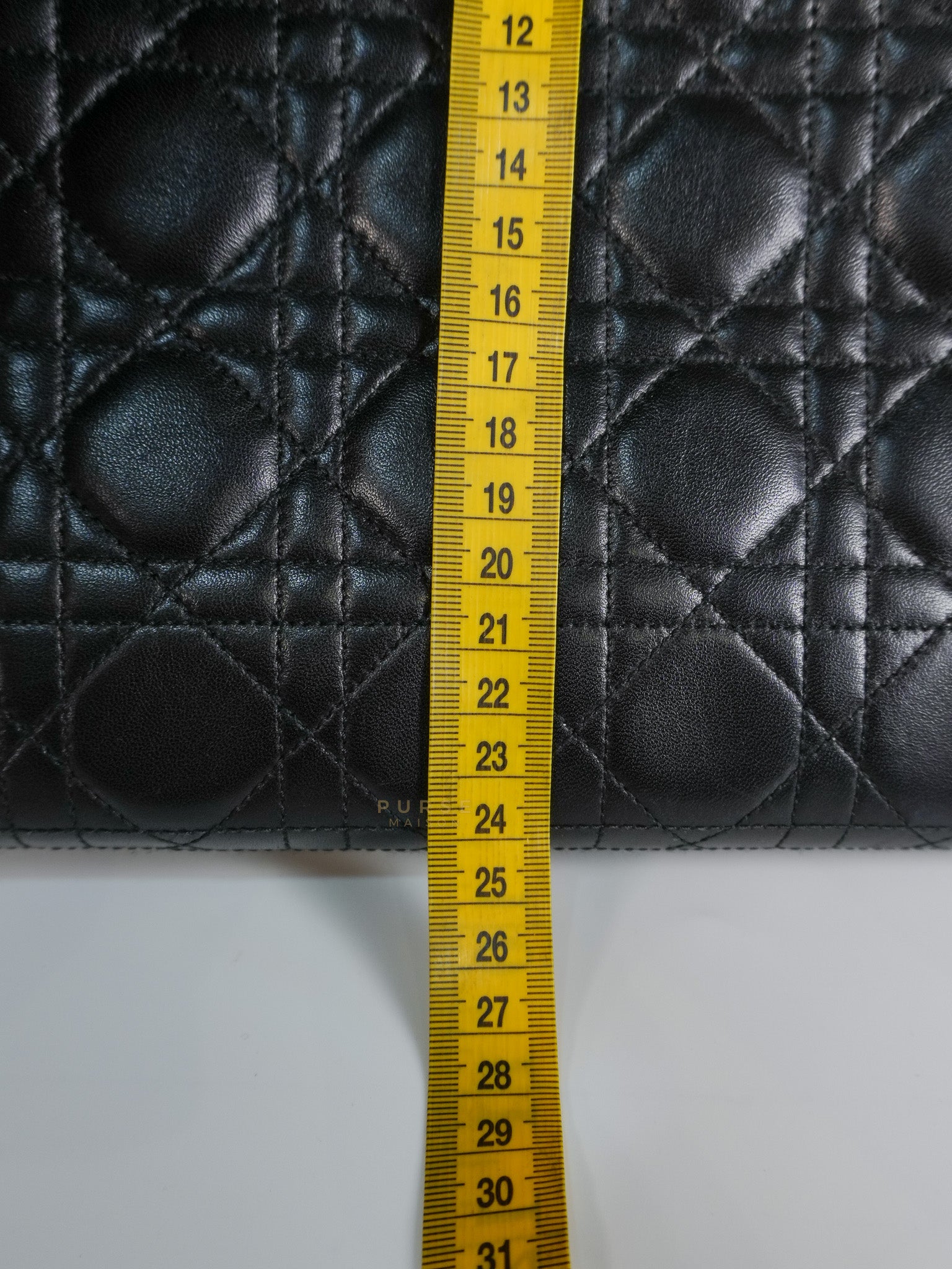 Lady Dior Large in Black Cannage Lambskin Leather | Purse Maison Luxury Bags Shop