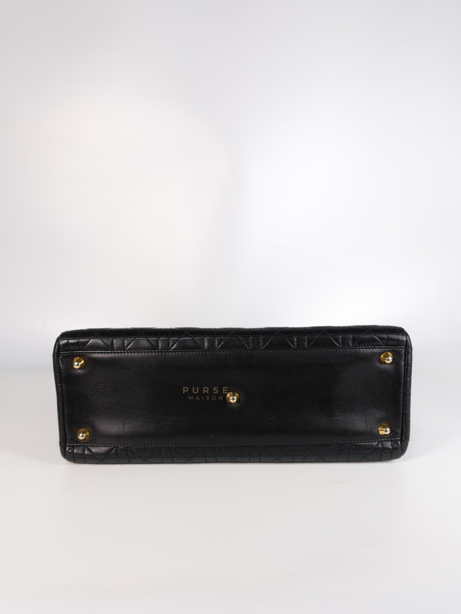 Lady Dior Large in Black Cannage Lambskin Leather | Purse Maison Luxury Bags Shop