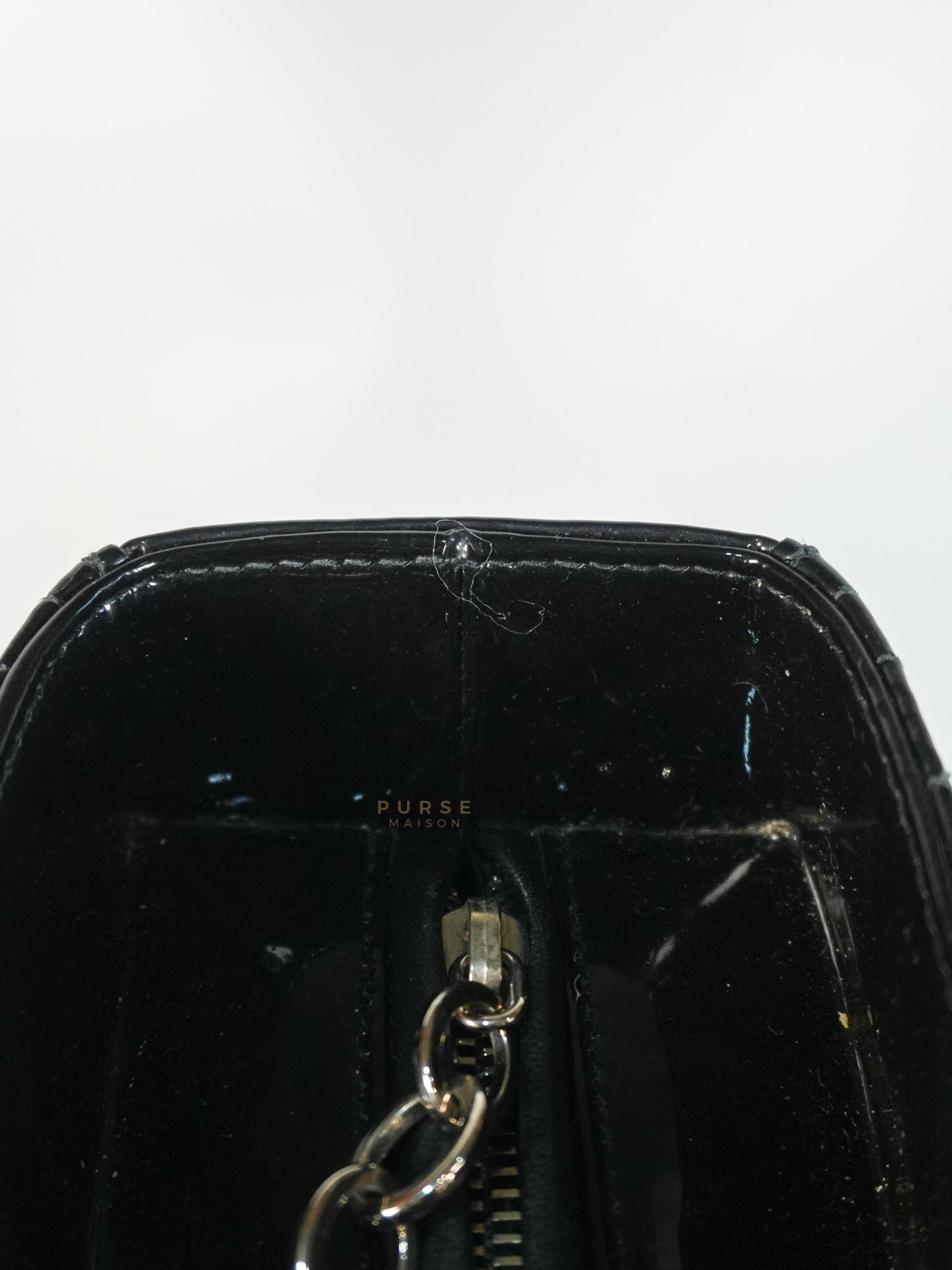 Lady Dior Large in Black Patent Leather | Purse Maison Luxury Bags Shop
