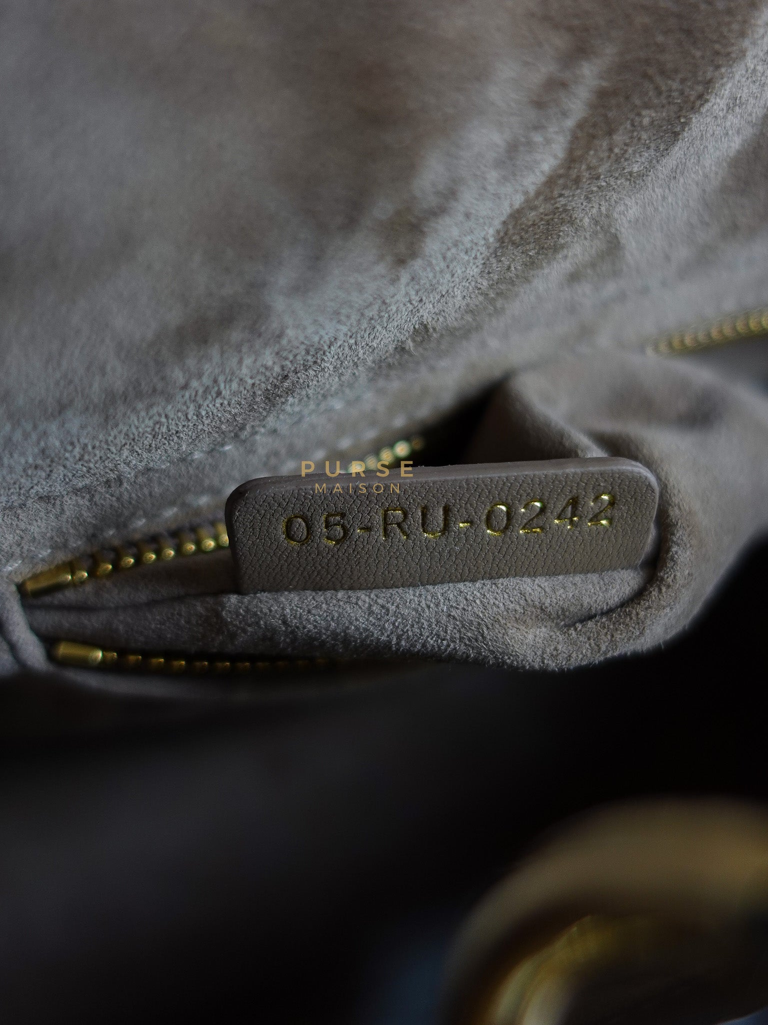 Lady Dior My ABCDior Small Bag in Taupe Quilted Lambskin Leather & Gold Hardware | Purse Maison Luxury Bags Shop