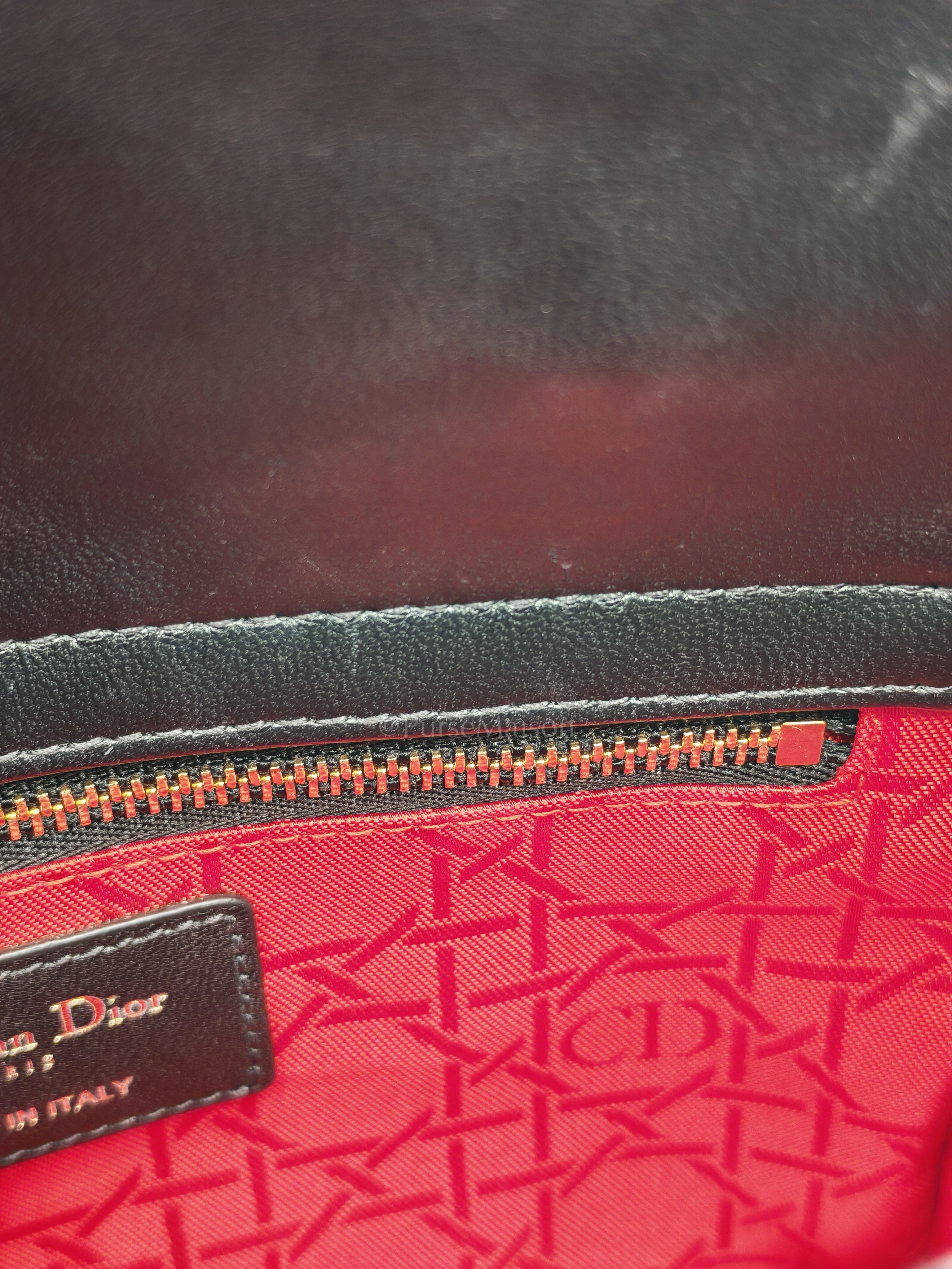 Lady Dior My ABCDior Small in Black Quilted Cannage Lambskin Leather & Light Gold Hardware | Purse Maison Luxury Bags Shop