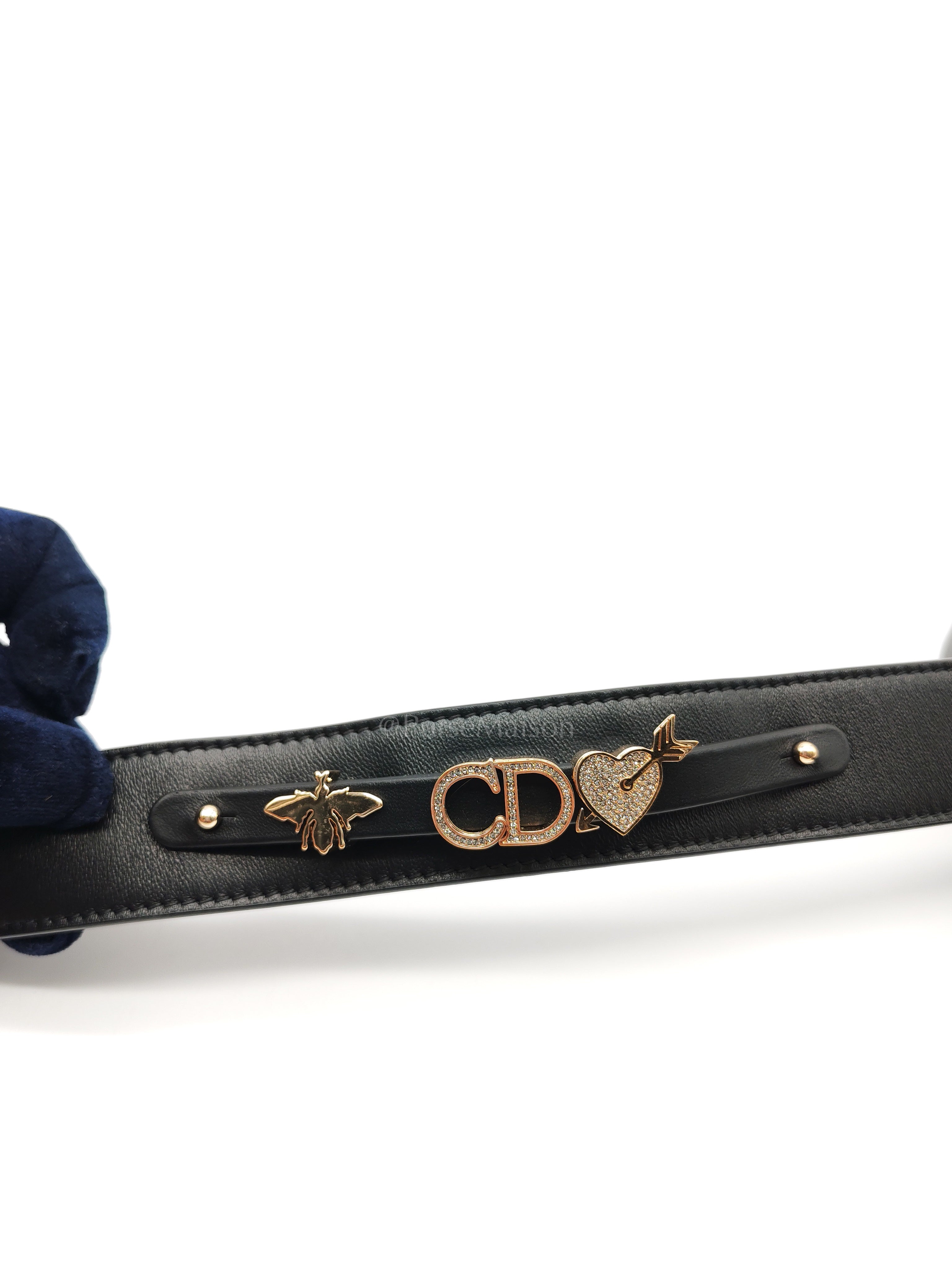 Lady Dior My ABCDior Small in Black Quilted Cannage Lambskin Leather & Light Gold Hardware | Purse Maison Luxury Bags Shop