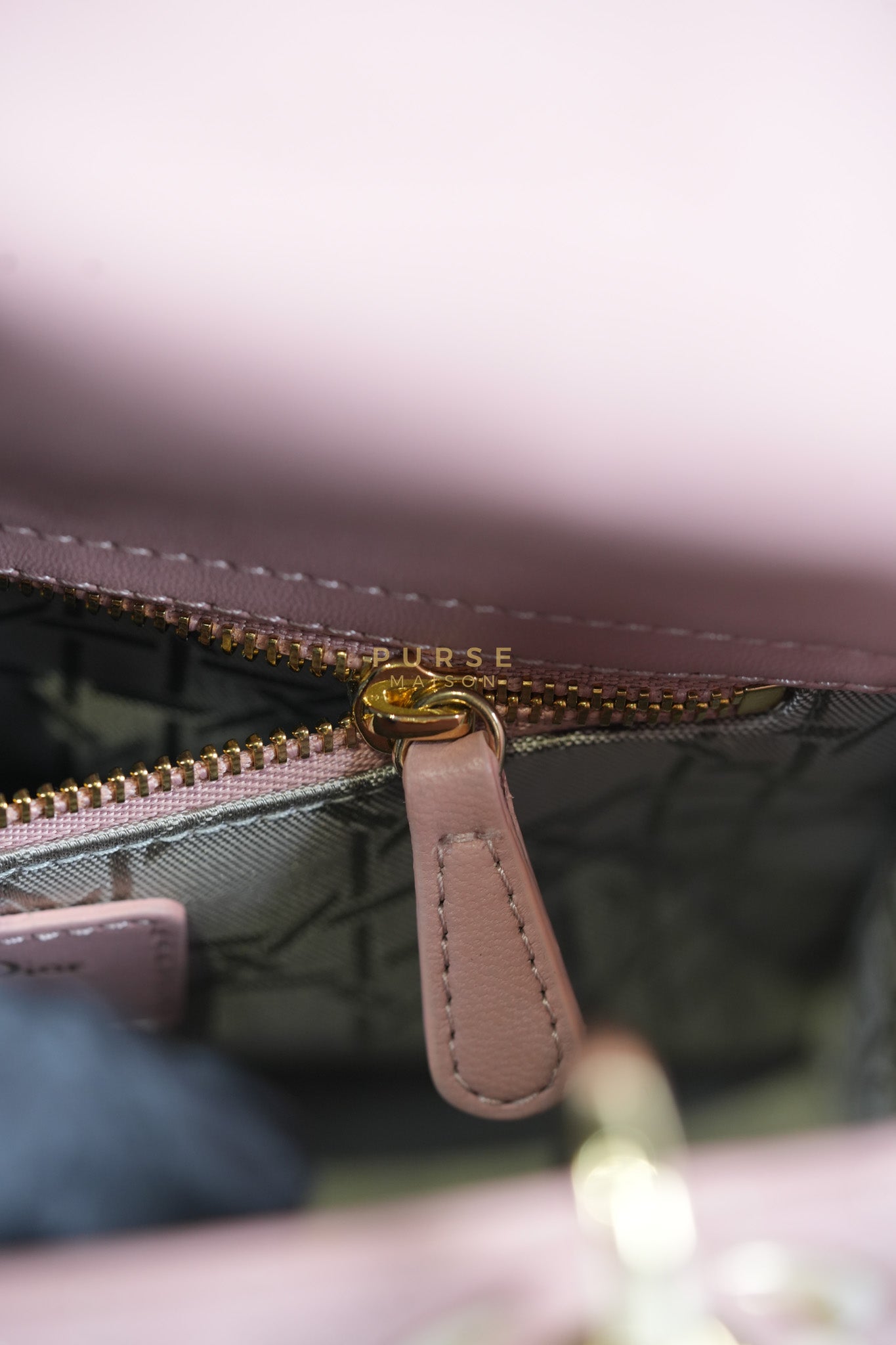 Lady Dior My ABCDior Small Pink Cannage in Lambskin Calfskin Leather | Purse Maison Luxury Bags Shop