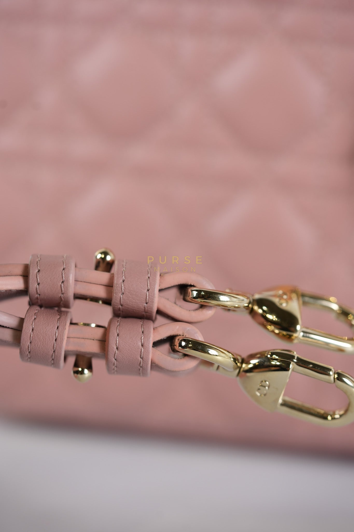 Lady Dior My ABCDior Small Pink Cannage in Lambskin Calfskin Leather | Purse Maison Luxury Bags Shop
