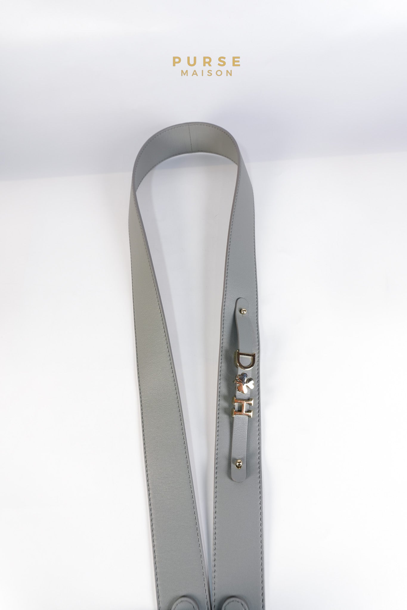 Lady Dior MyABCDior Small in Gray Cannage Lambskin Leather and Light Gold Hardware | Purse Maison Luxury Bags Shop