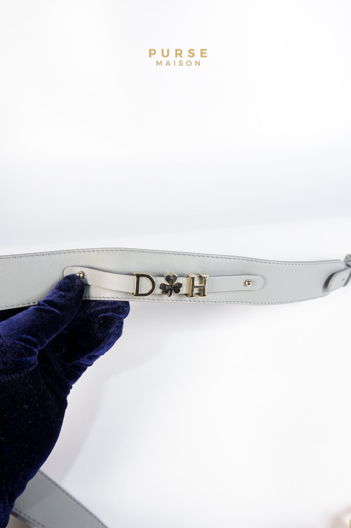 Lady Dior MyABCDior Small in Gray Cannage Lambskin Leather and Light Gold Hardware | Purse Maison Luxury Bags Shop