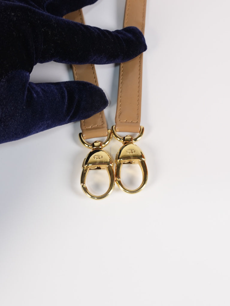 Lady Dior Vintage Medium in Dark Beige Patent Leather | Purse Maison Luxury Bags Shop