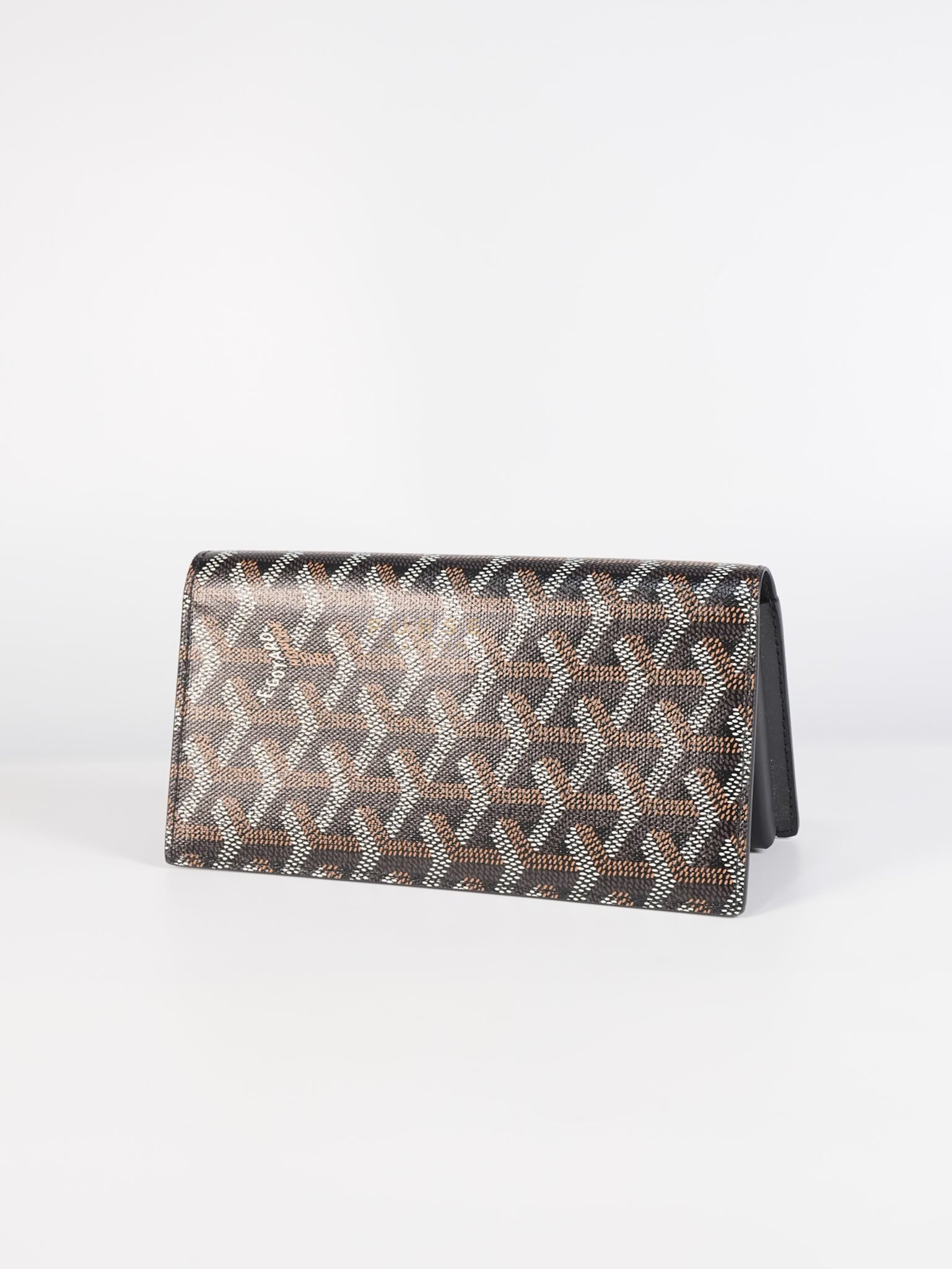 Lambert Long Wallet in Black (Noir) Goyardine Canvas | Purse Maison Luxury Bags Shop