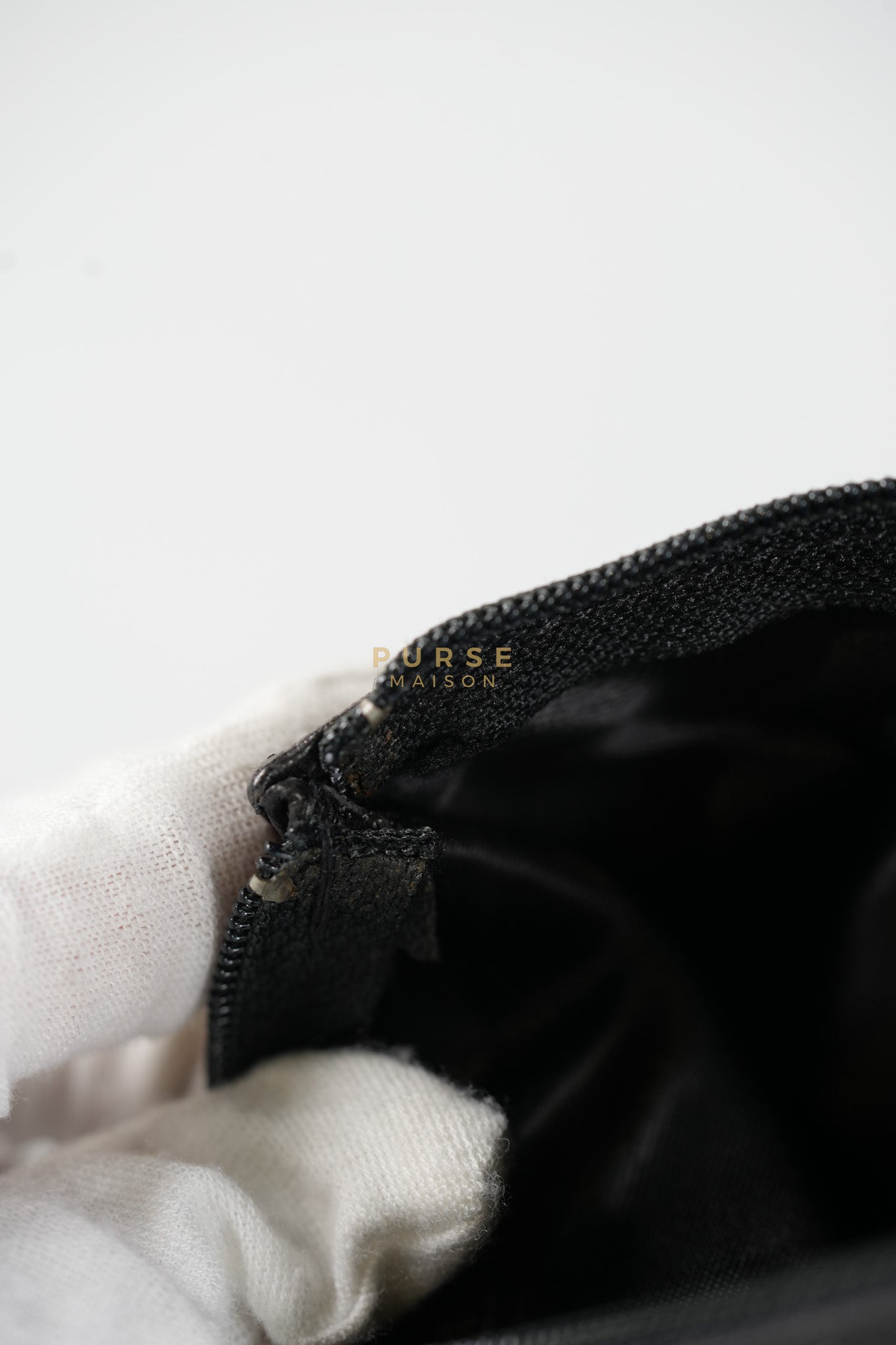 Lambskin CC Stitched Drawstring Bucket Bag in Gold Hardware Series 7 | Purse Maison Luxury Bags Shop