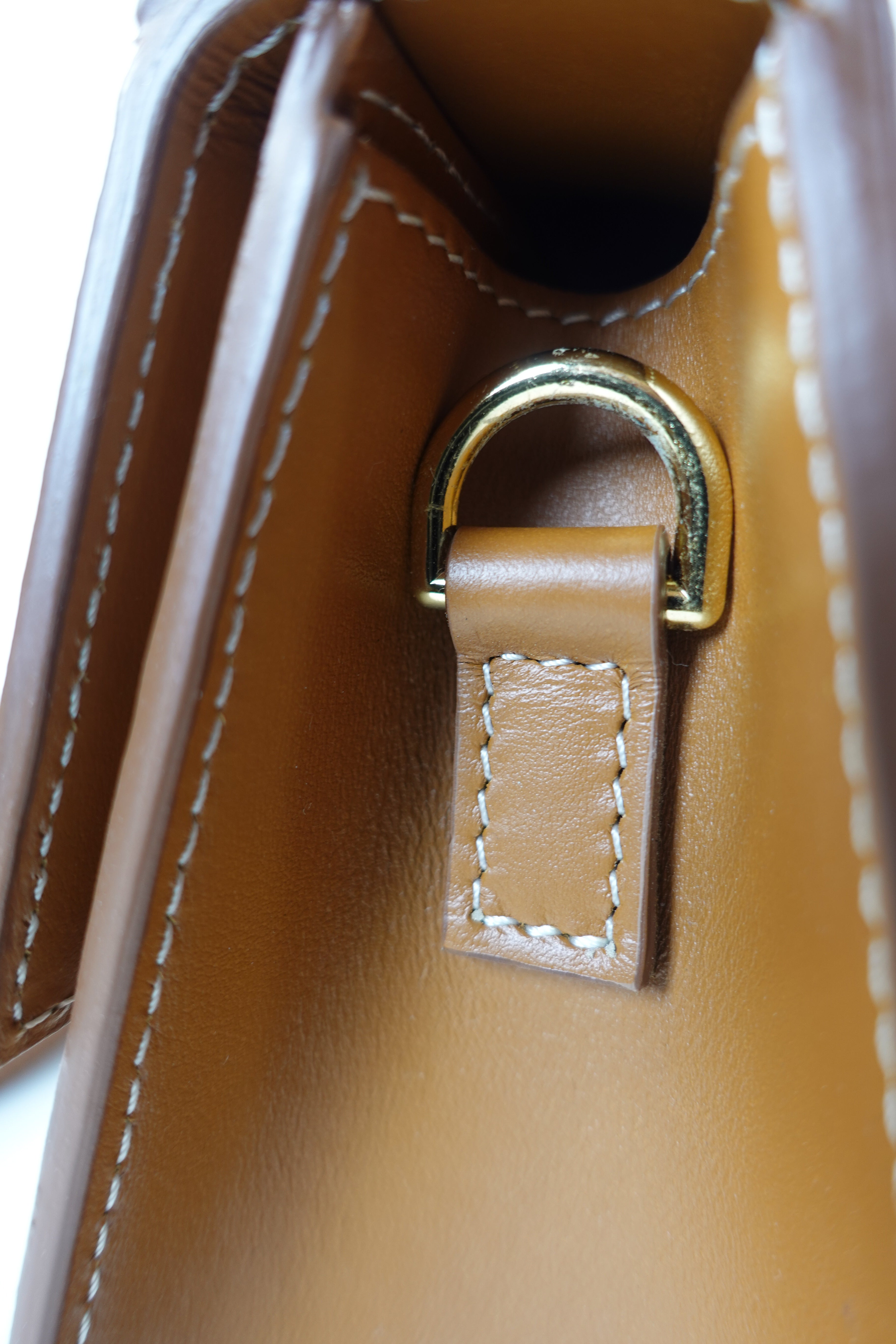 Large Le Bambino Brown Leather Shoulder Bag | Purse Maison Luxury Bags Shop