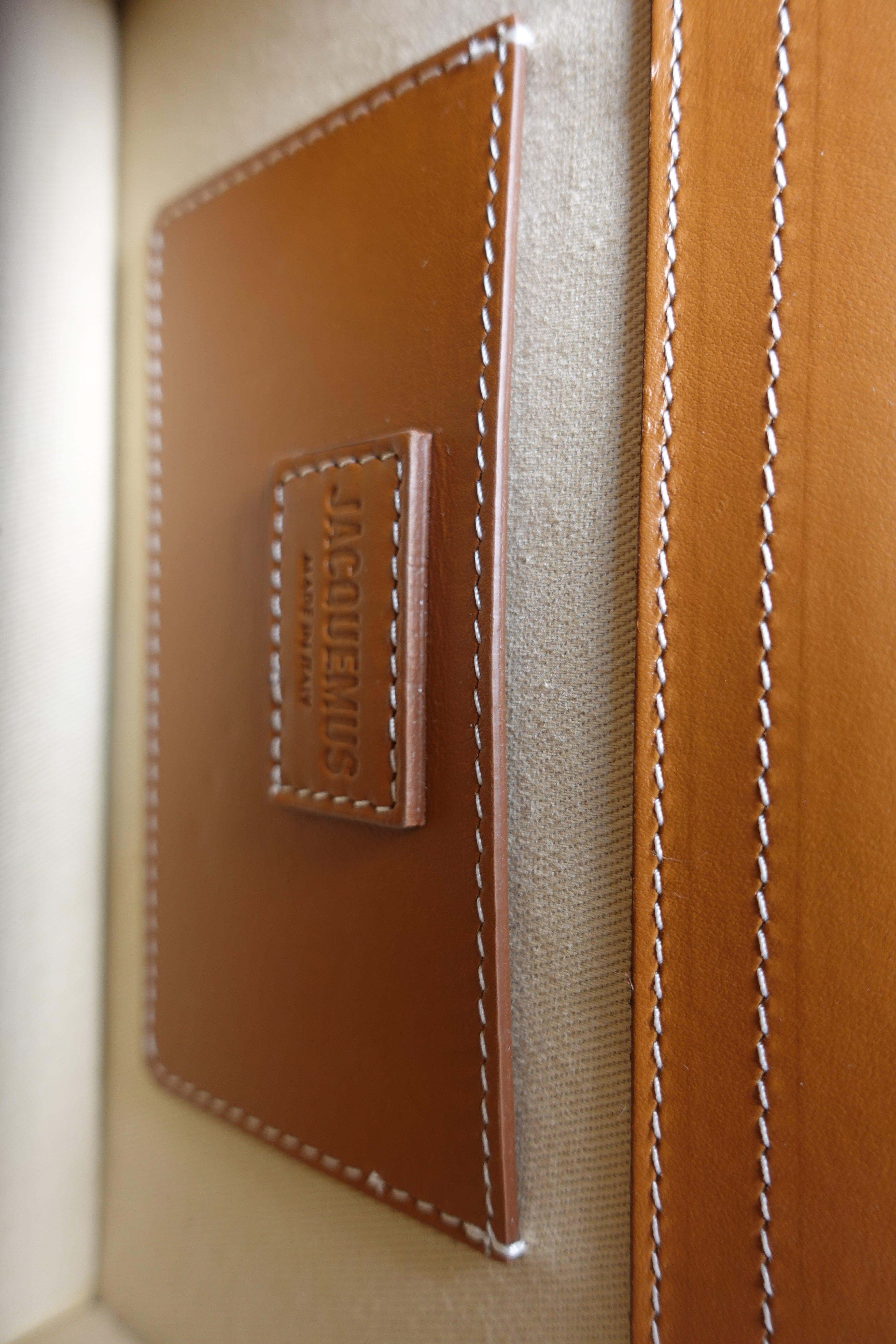 Large Le Bambino Brown Leather Shoulder Bag | Purse Maison Luxury Bags Shop