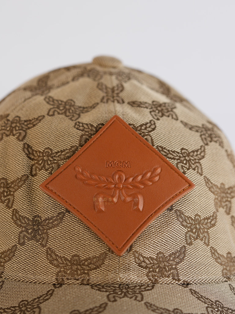 Lauretos Beige Monogram Baseball Cap | Purse Maison Luxury Bags Shop