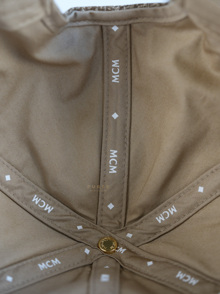 Lauretos Beige Monogram Baseball Cap | Purse Maison Luxury Bags Shop