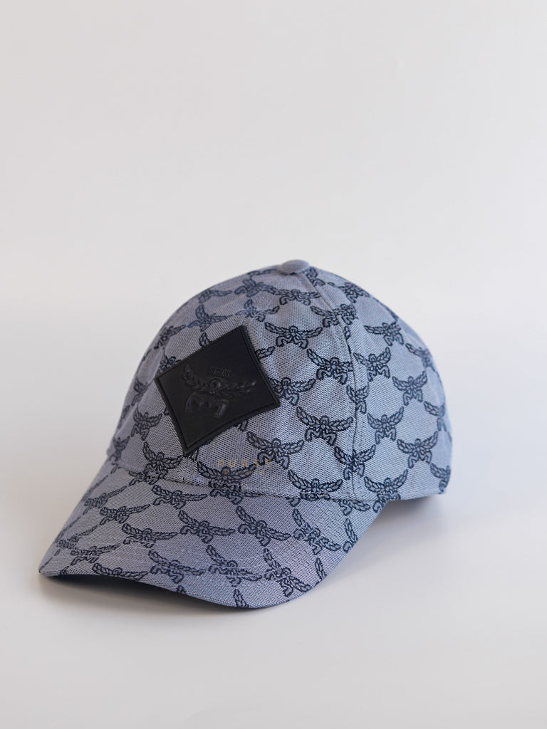 Lauretos Denim Monogram Baseball Cap | Purse Maison Luxury Bags Shop