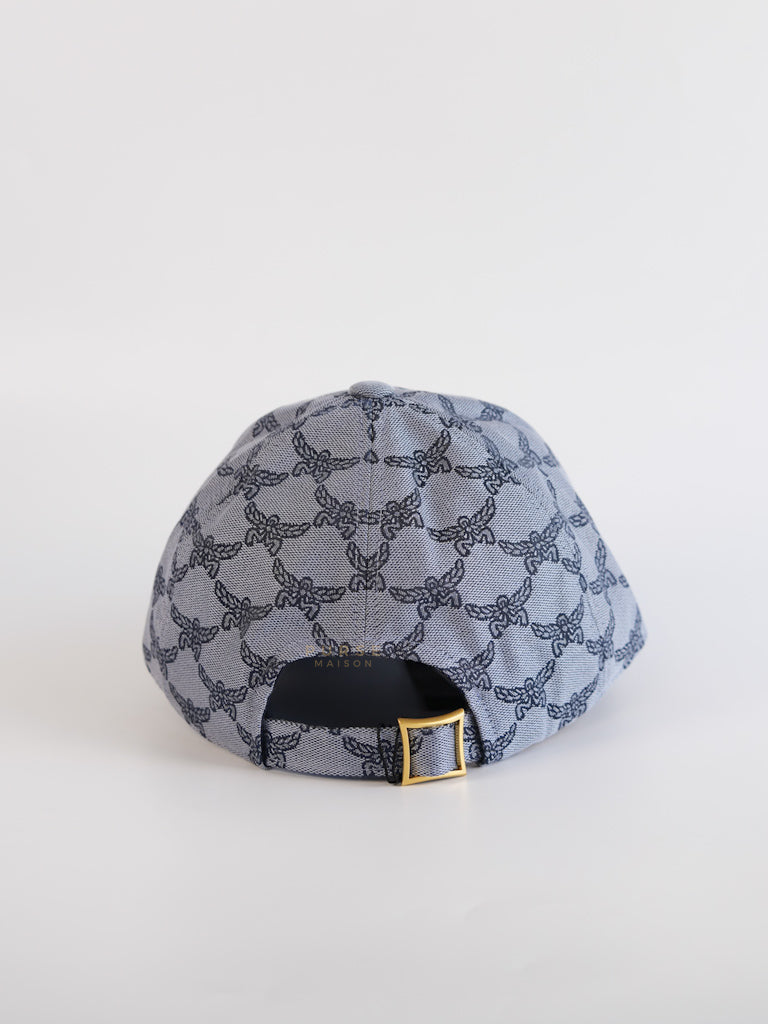 Lauretos Denim Monogram Baseball Cap | Purse Maison Luxury Bags Shop