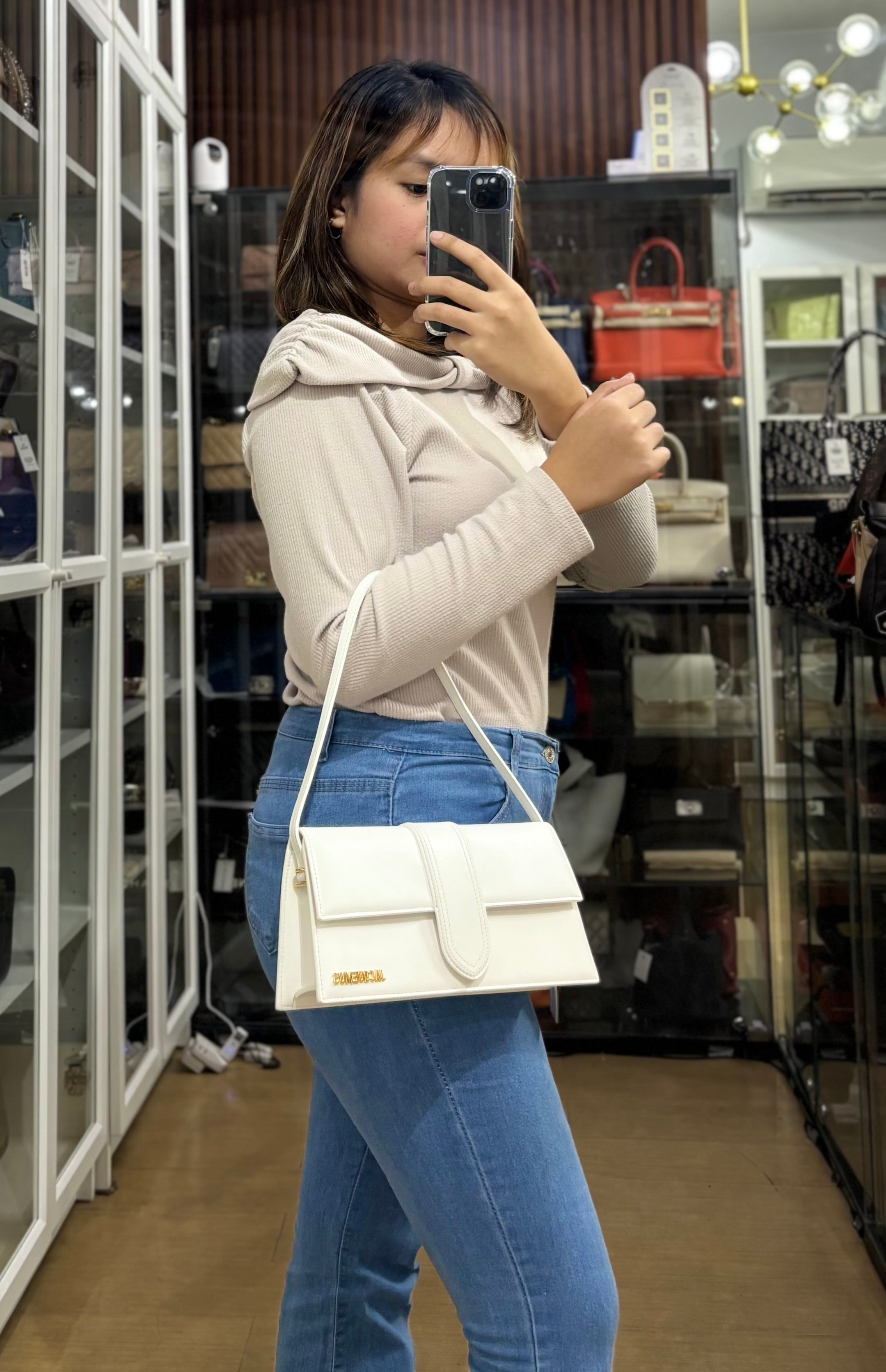 Le Bambino Long Shoulder Bag | Purse Maison Luxury Bags Shop