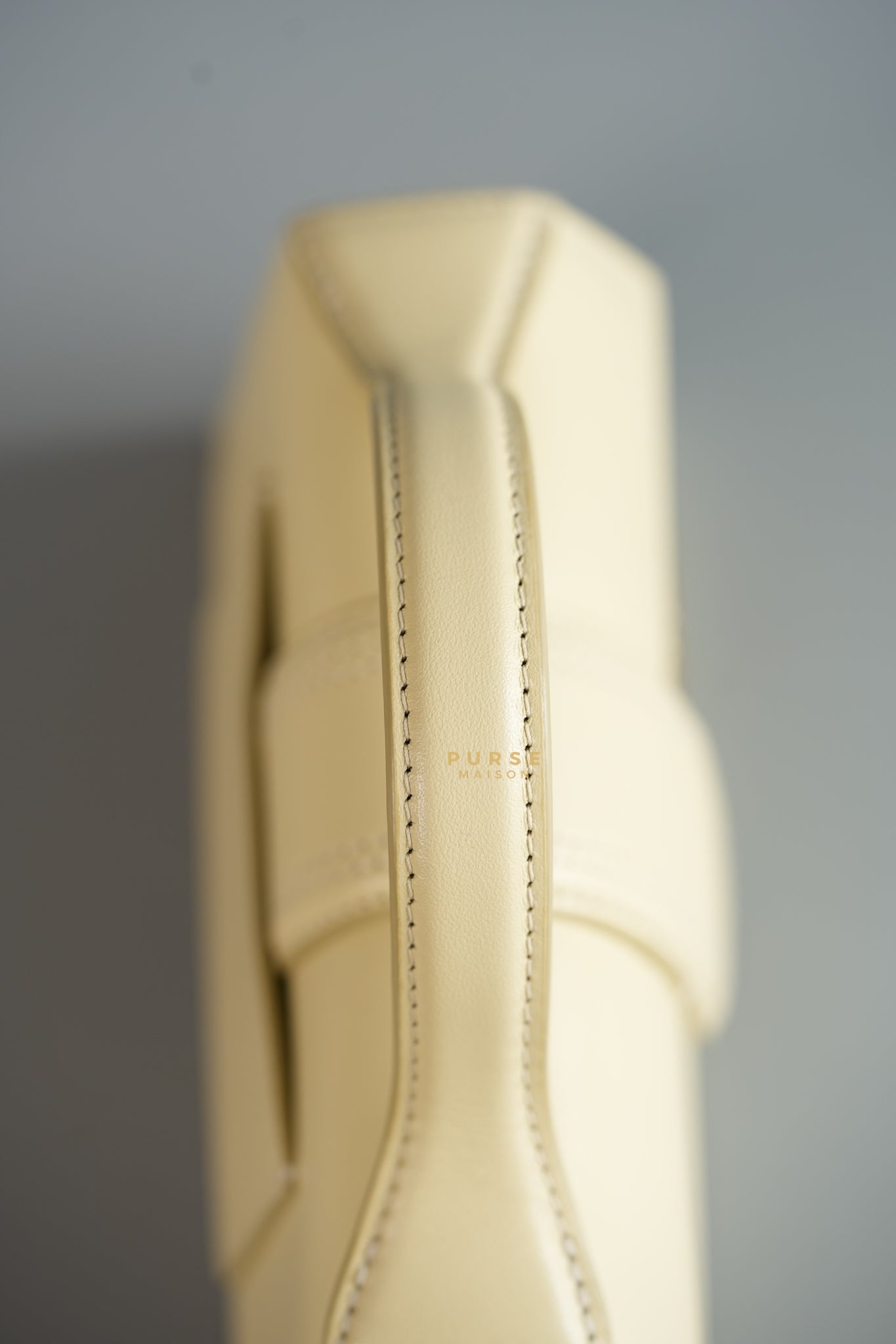 Le Bambino Top Handle in Ivory Leather | Purse Maison Luxury Bags Shop