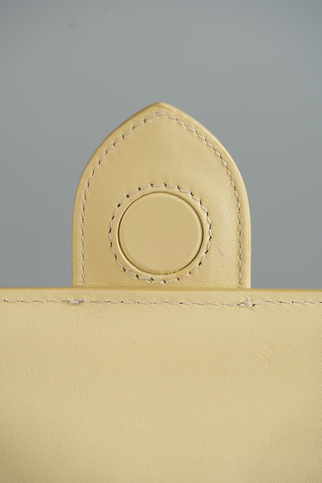 Le Bambino Top Handle in Ivory Leather | Purse Maison Luxury Bags Shop