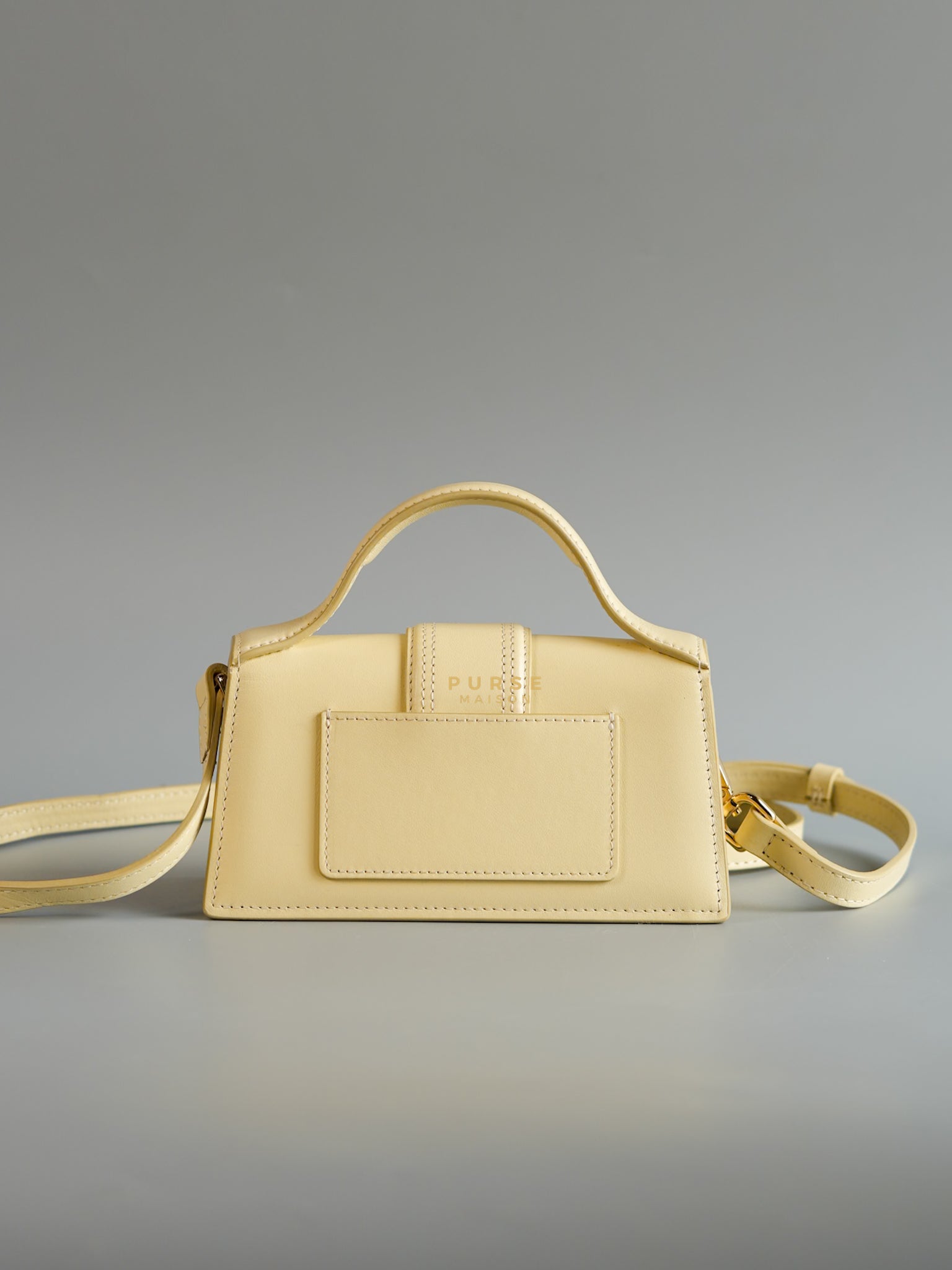 Le Bambino Top Handle in Ivory Leather | Purse Maison Luxury Bags Shop