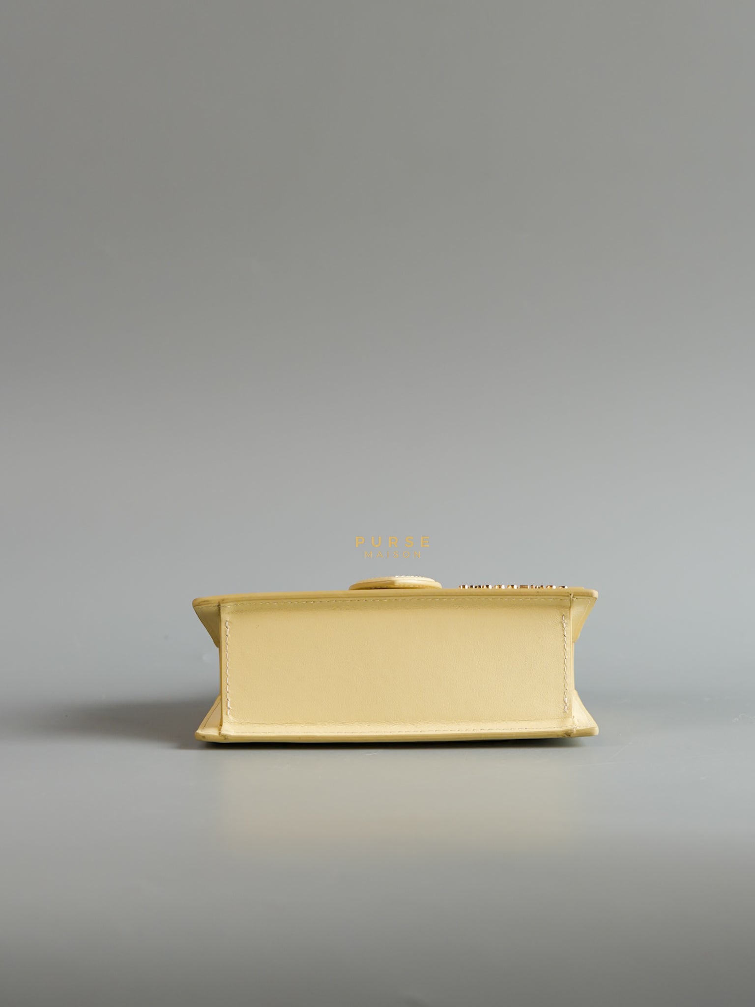 Le Bambino Top Handle in Ivory Leather | Purse Maison Luxury Bags Shop