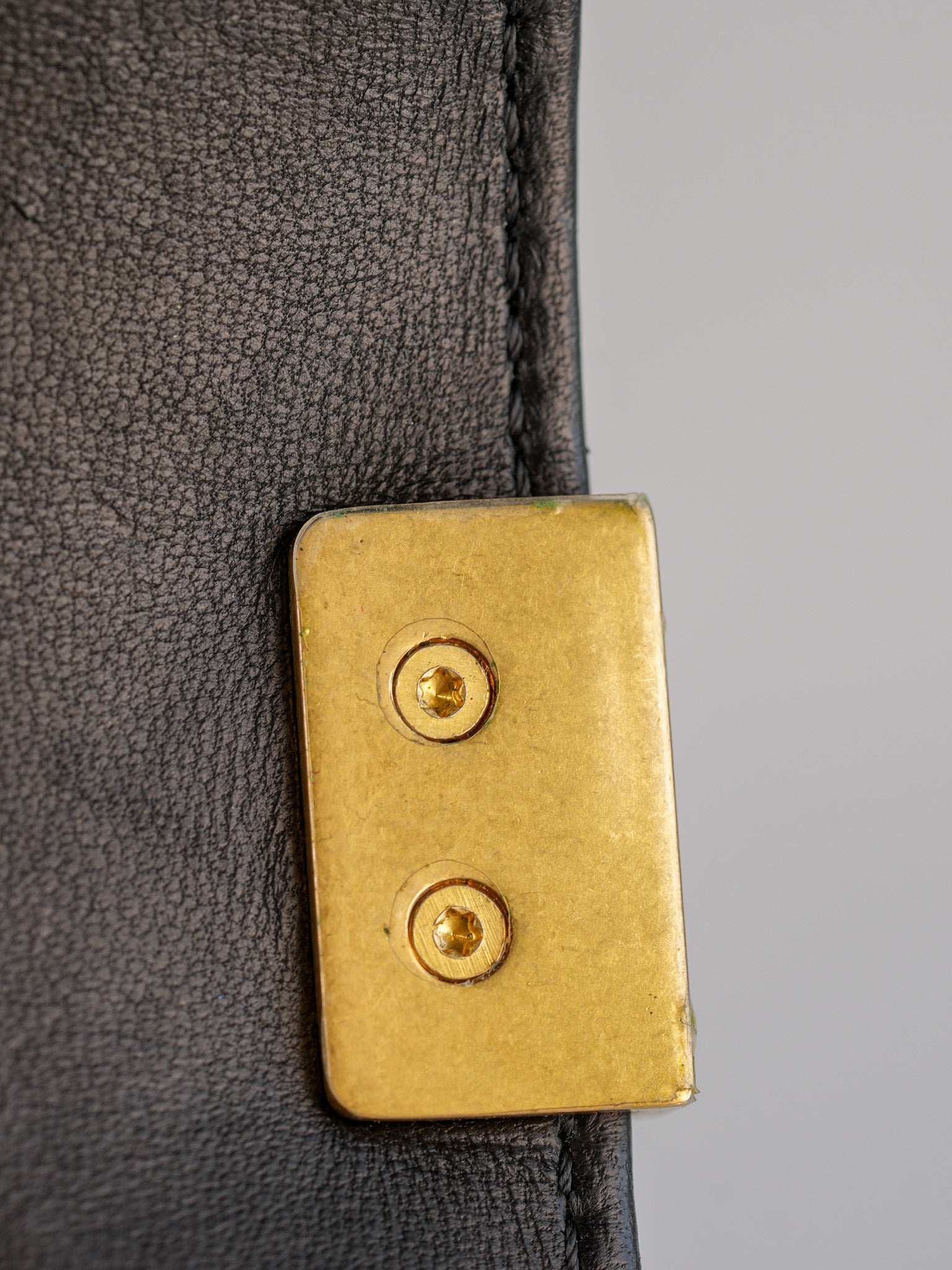 Le Boy New Medium In Black Lambskin Leather Aged Gold Hardware( Series 23) | Purse Maison Luxury Bags Shop