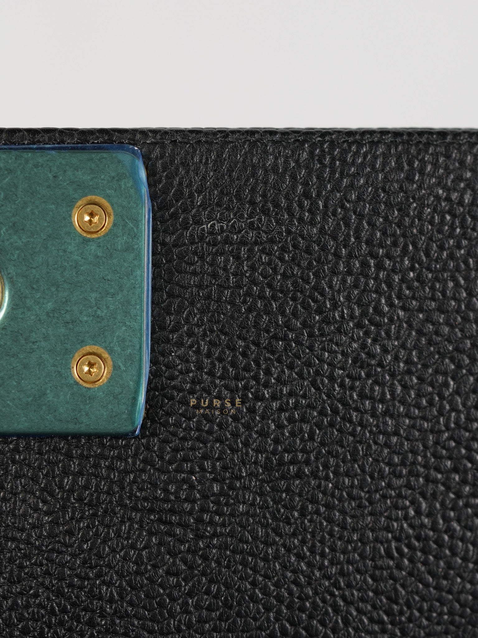 Le Boy Old Medium in Black Quilted Caviar Leather & Aged Gold Hardware (Series 23) | Purse Maison Luxury Bags Shop