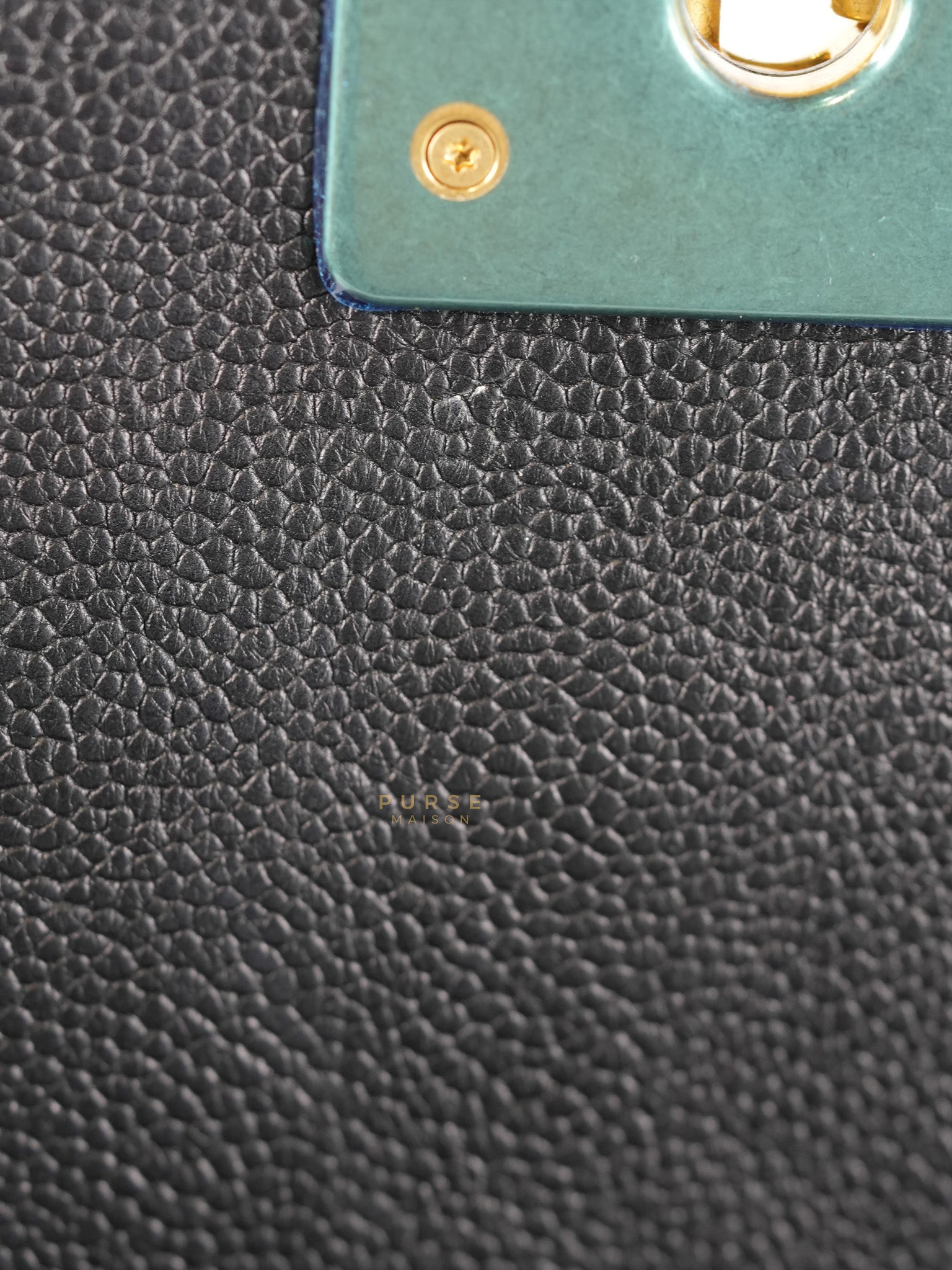 Le Boy Old Medium in Black Quilted Caviar Leather & Aged Gold Hardware (Series 23) | Purse Maison Luxury Bags Shop