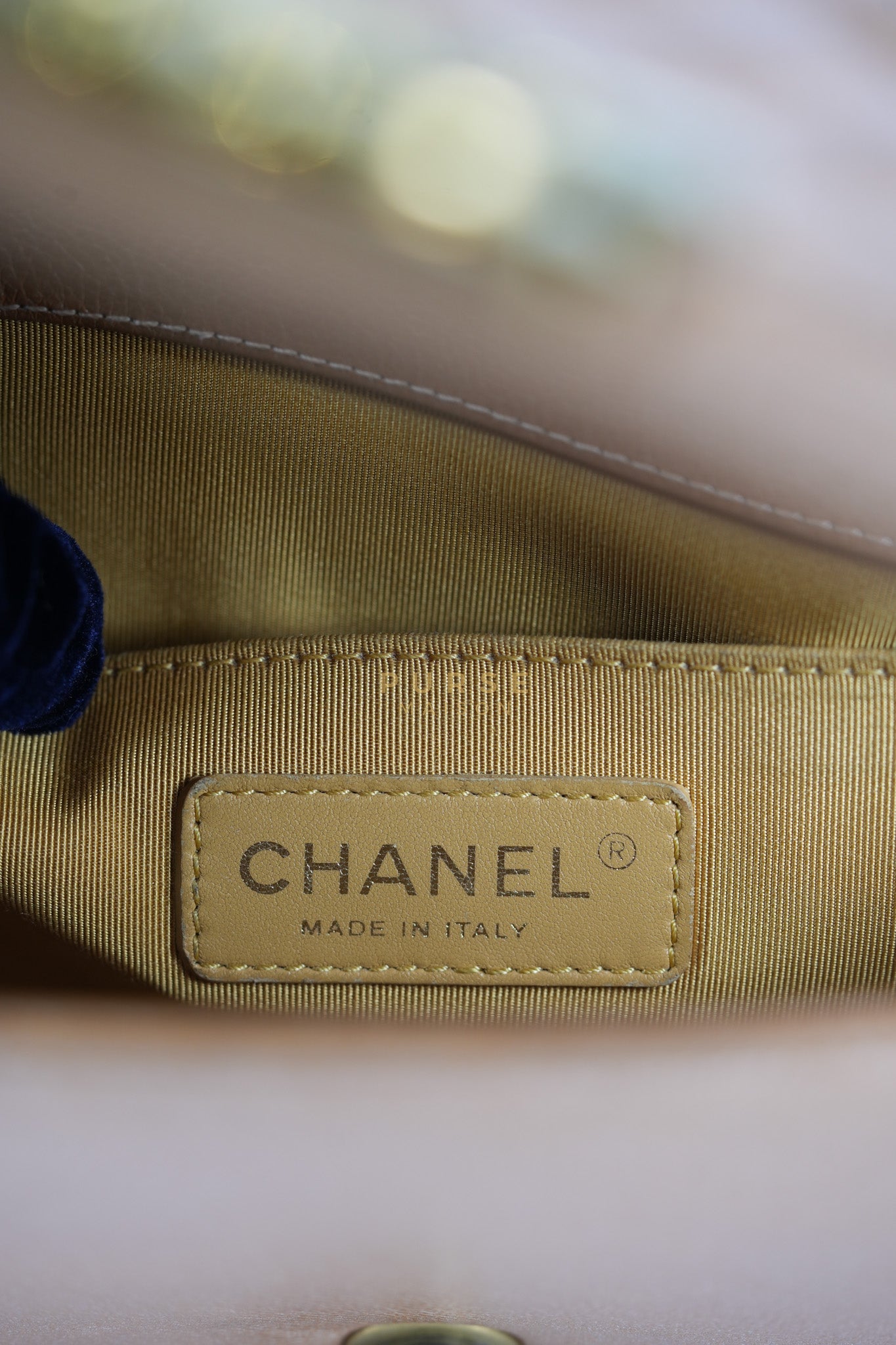 Le Boy Old Medium in Metallic Bronze Quilted Calfskin Leather and Gold Hardware Series 20 | Purse Maison Luxury Bags Shop