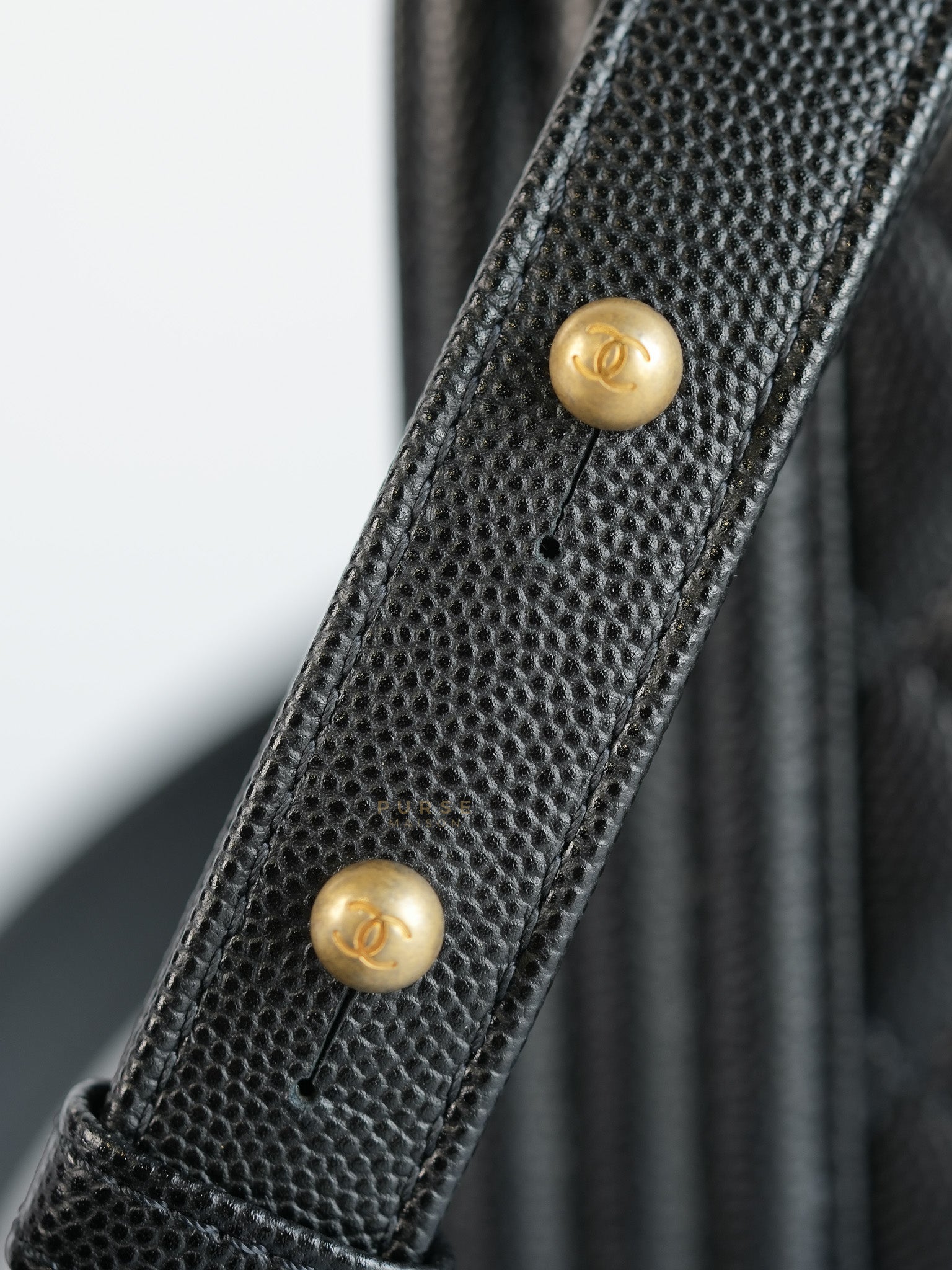 Le Boy Old Medium Quilted Caviar Leather in Aged Gold Hardware Series 30 | Purse Maison Luxury Bags Shop