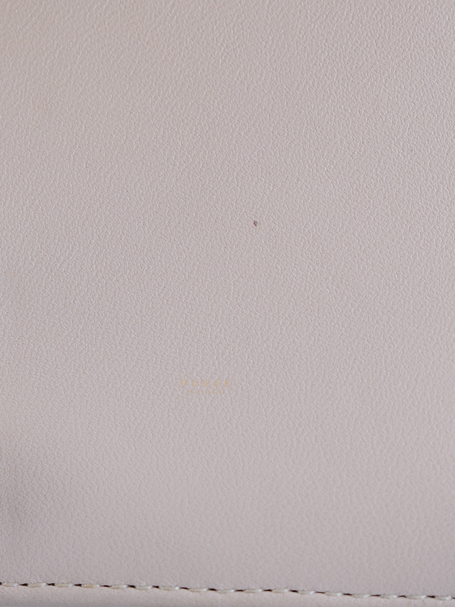 Le Boy One-Of-A-Kind Rabbit Fur White Cream Gold Hardware(Series 23) | Purse Maison Luxury Bags Shop