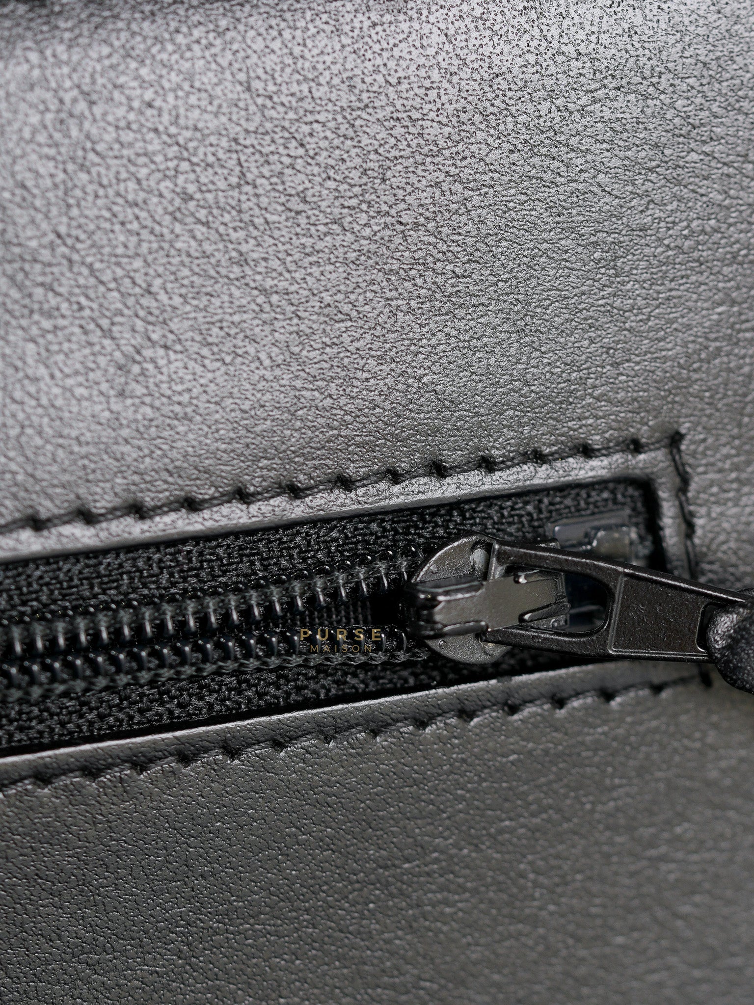 Le Boy Wallet on Chain in Black Caviar Leather & Aged Gold Hardware(Series 26) | Purse Maison Luxury Bags Shop