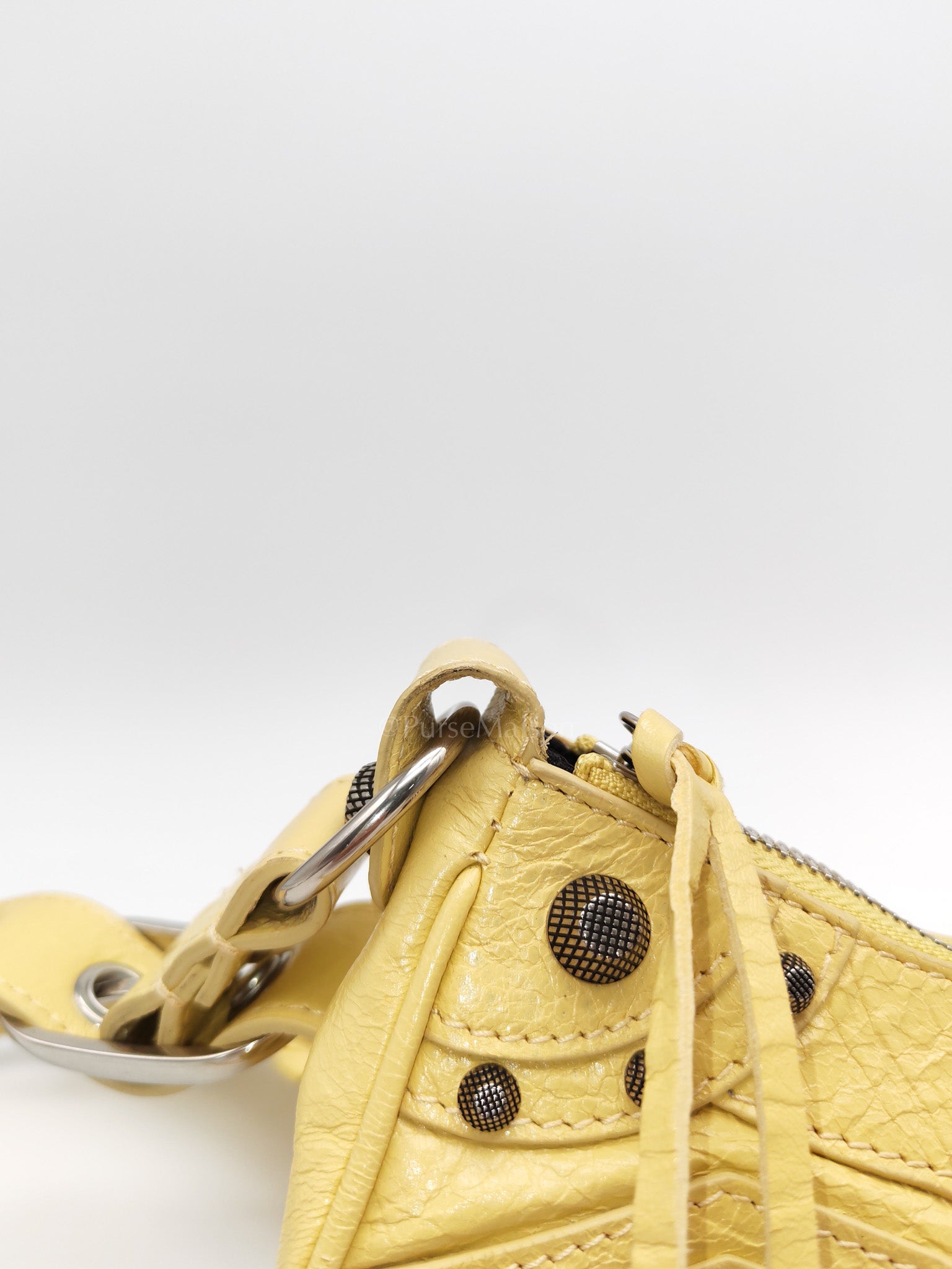 Le Cagole Butter Yellow Shoulder Bag | Purse Maison Luxury Bags Shop