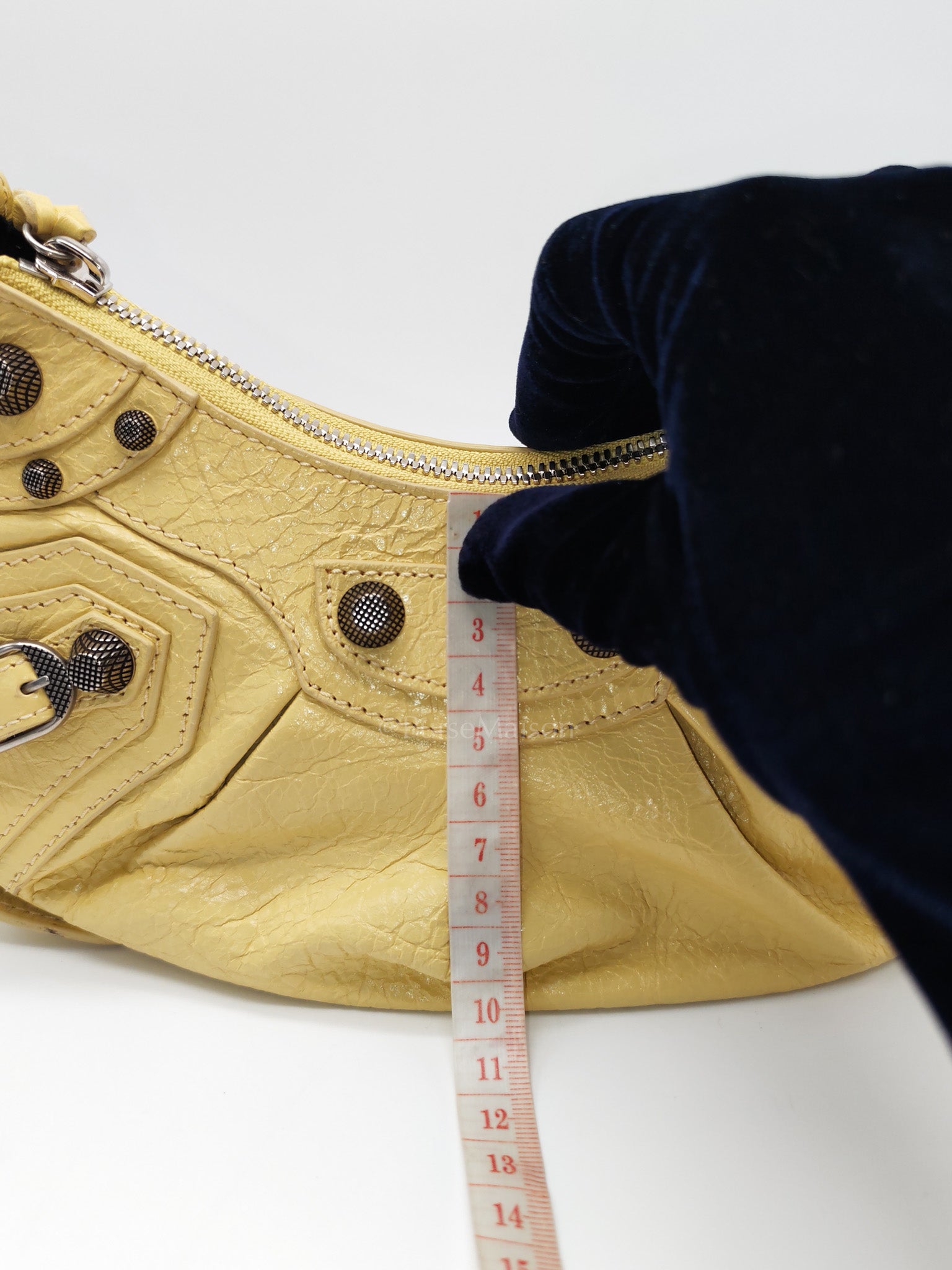 Le Cagole Butter Yellow Shoulder Bag | Purse Maison Luxury Bags Shop