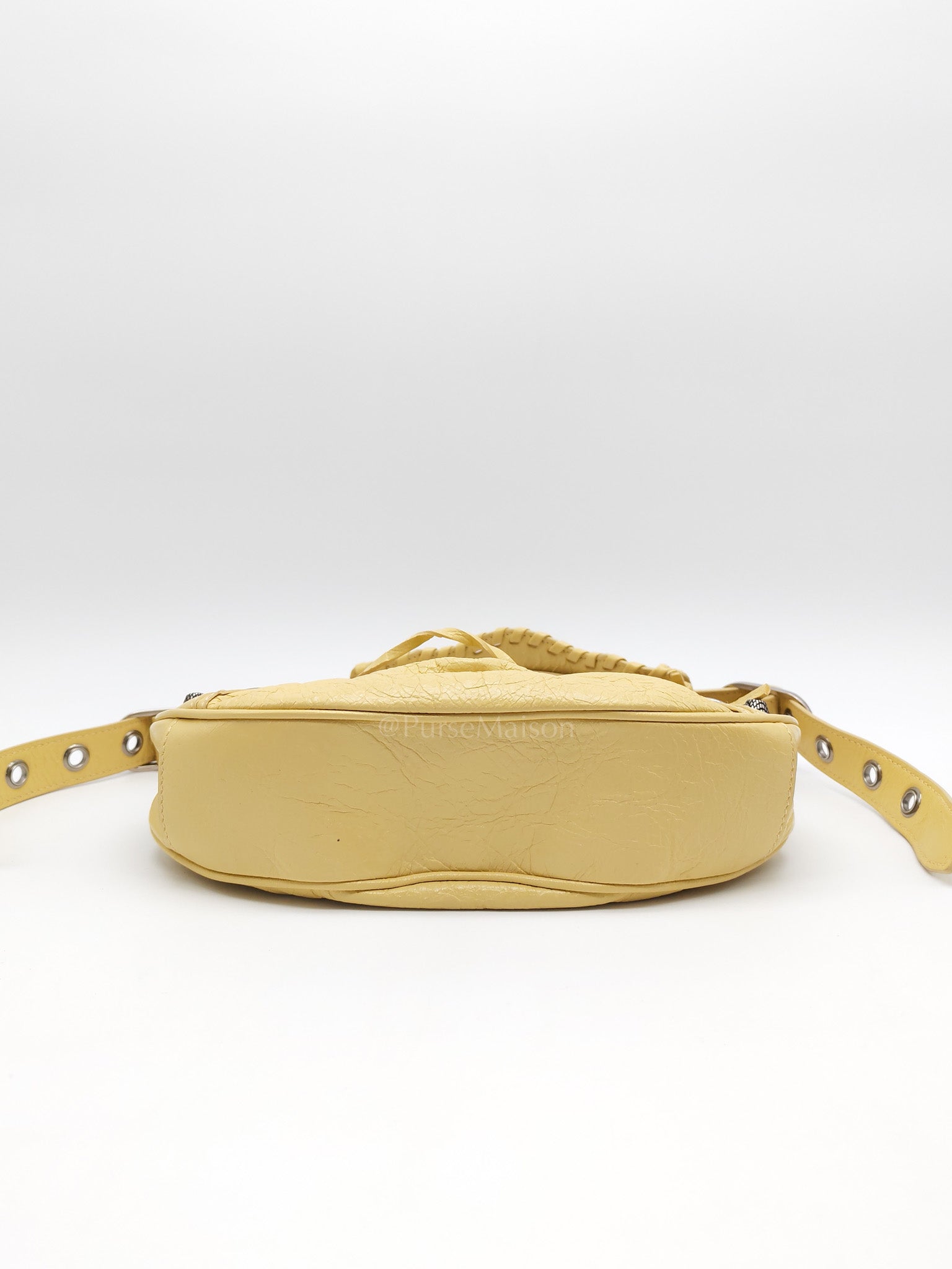 Le Cagole Butter Yellow Shoulder Bag | Purse Maison Luxury Bags Shop