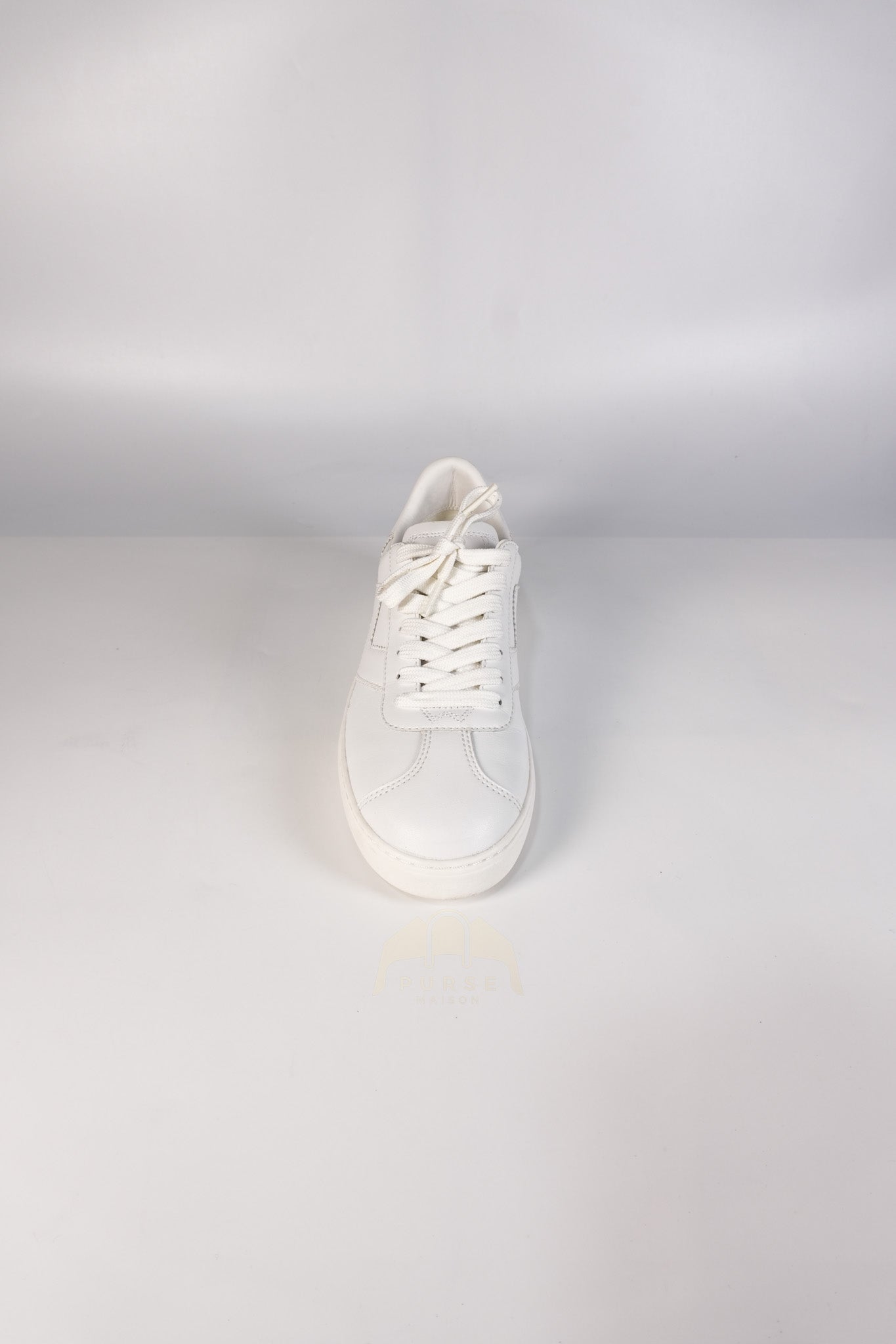 Leather White Sneakers 36.5 EU(23.3 cm) | Purse Maison Luxury Bags Shop
