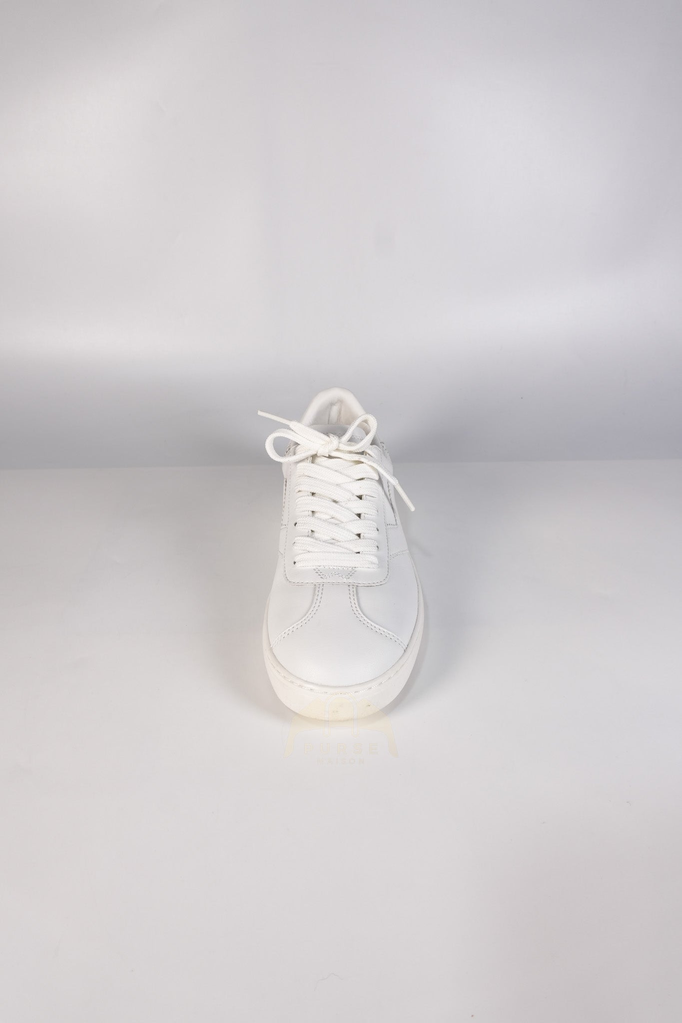 Leather White Sneakers 36.5 EU(23.3 cm) | Purse Maison Luxury Bags Shop