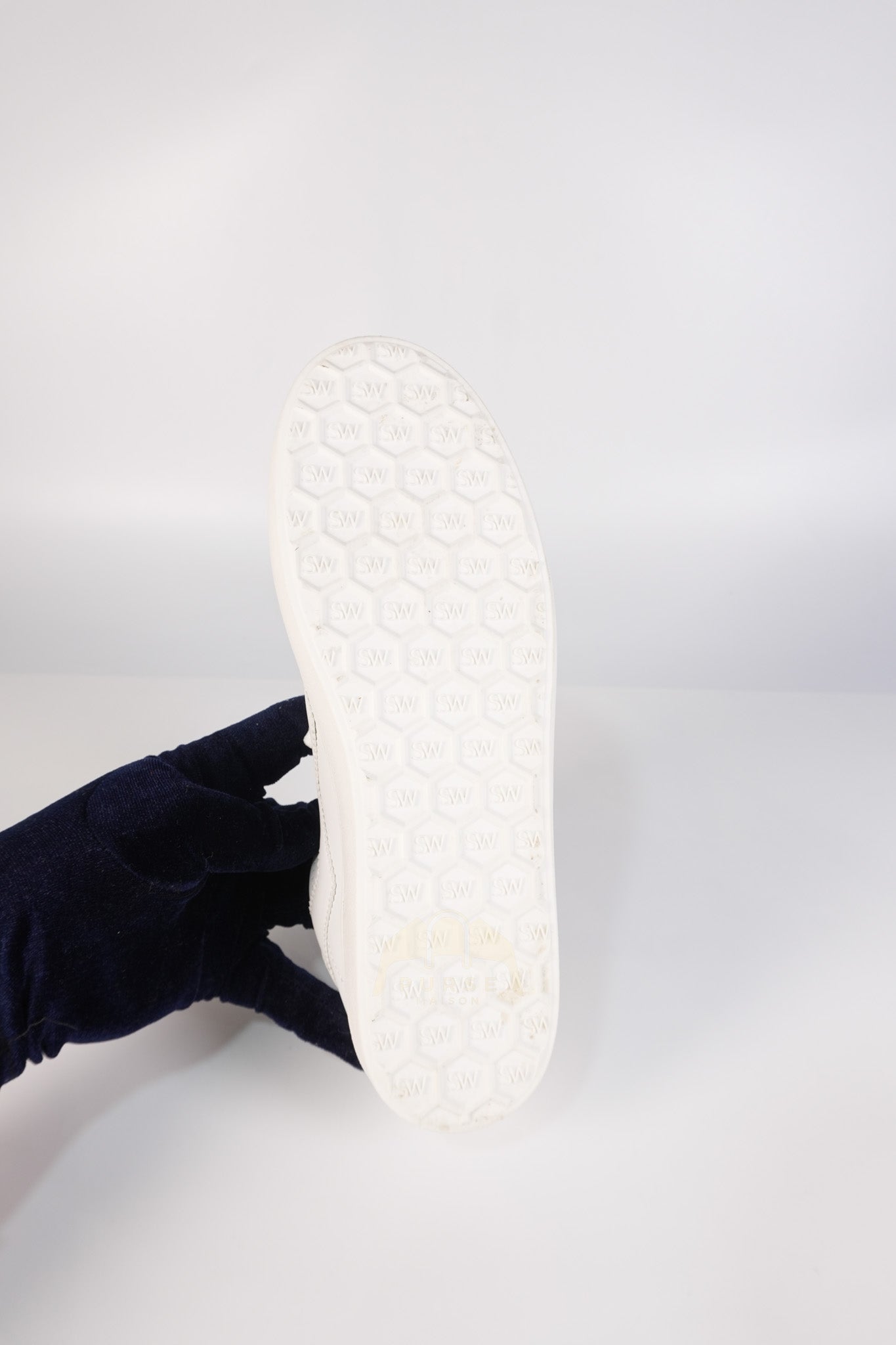 Leather White Sneakers 36.5 EU(23.3 cm) | Purse Maison Luxury Bags Shop