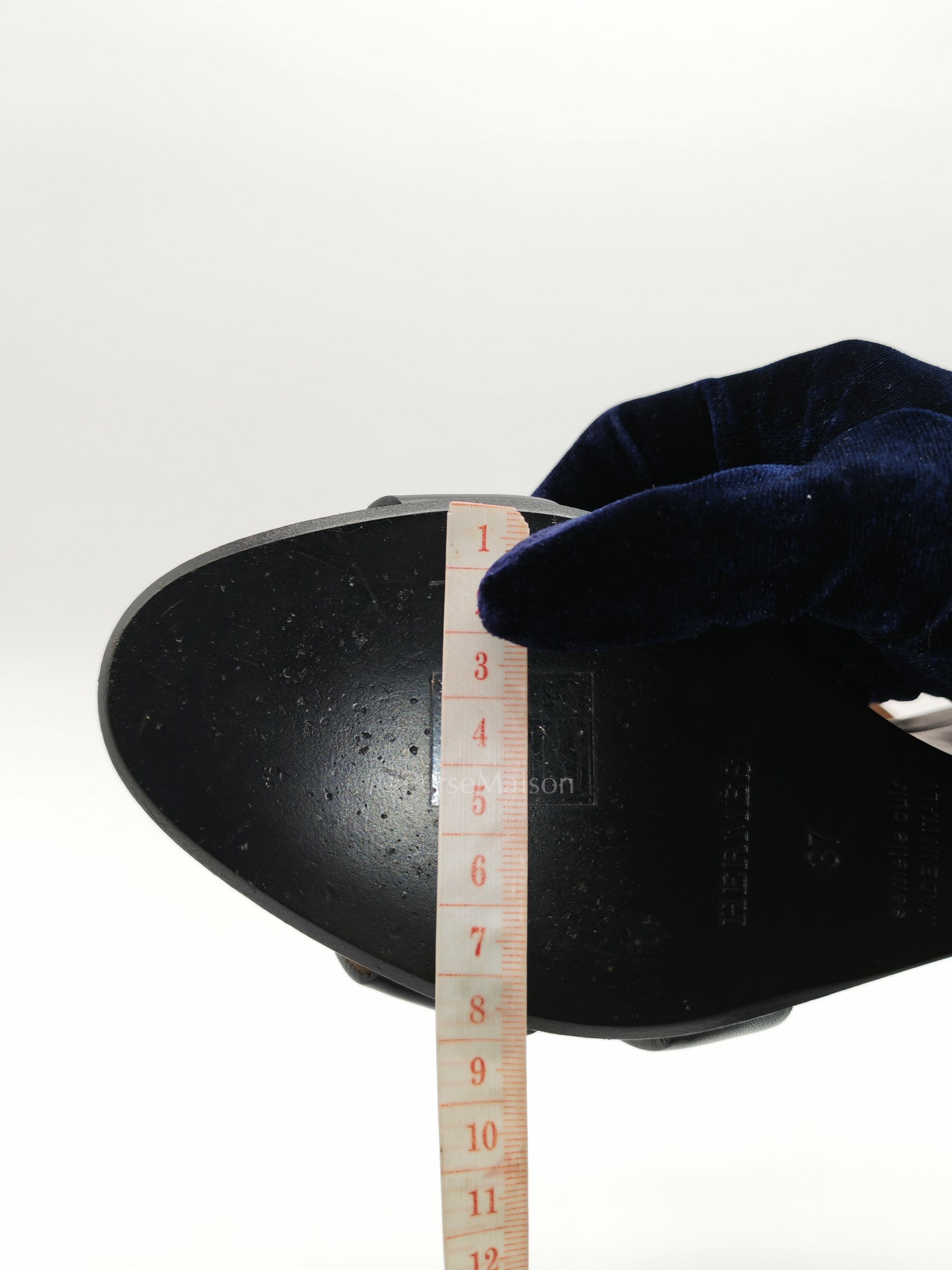 Legend in Black Swift Leather Sandals Size 37EU (24cm) | Purse Maison Luxury Bags Shop