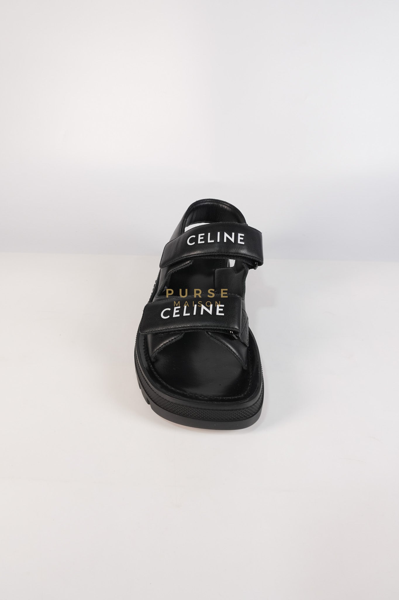 Leo Scratch Sandals in Black Size 39 EU (25cm) | Purse Maison Luxury Bags Shop