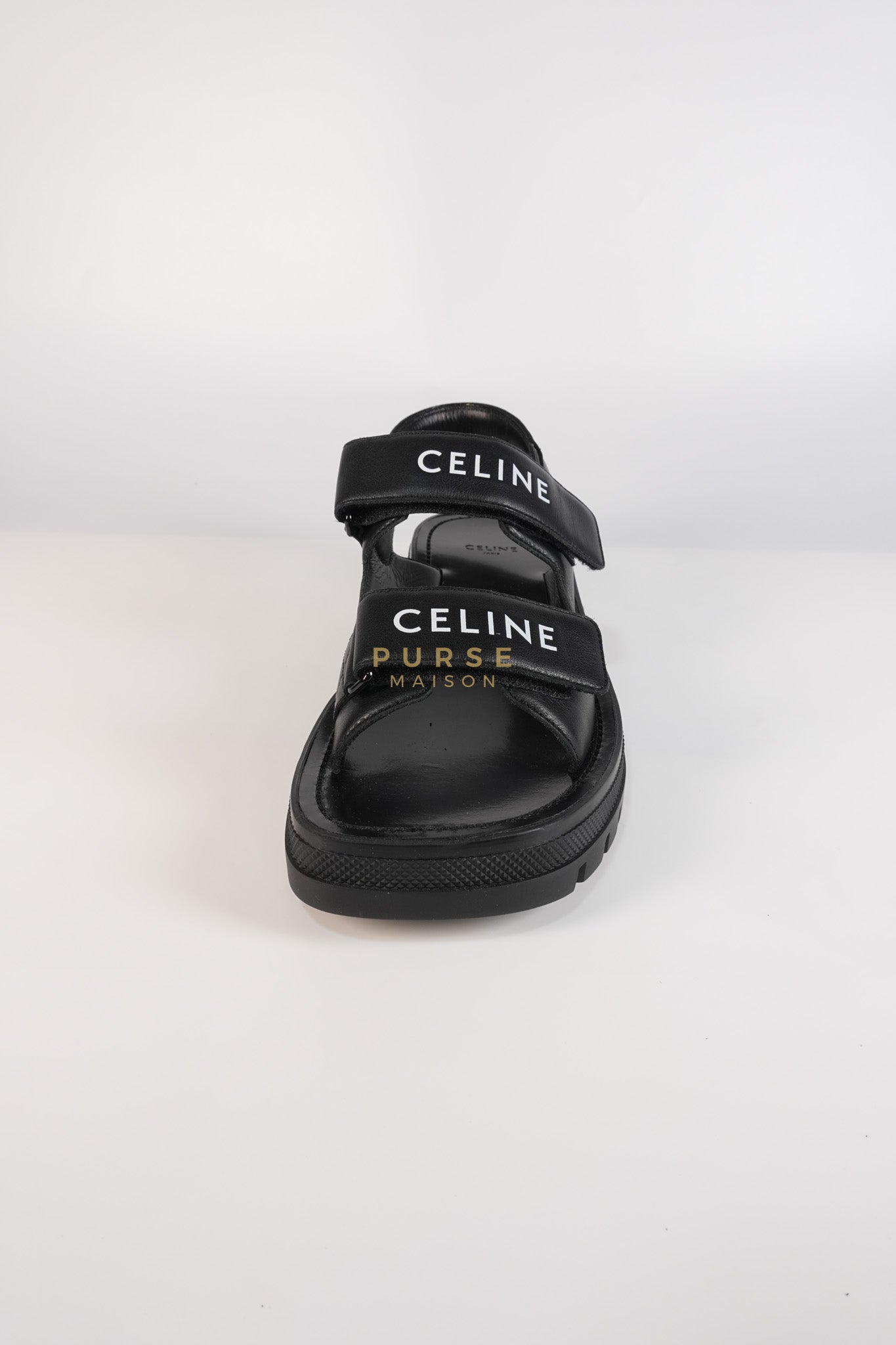 Leo Scratch Sandals in Black Size 39 EU (25cm) | Purse Maison Luxury Bags Shop