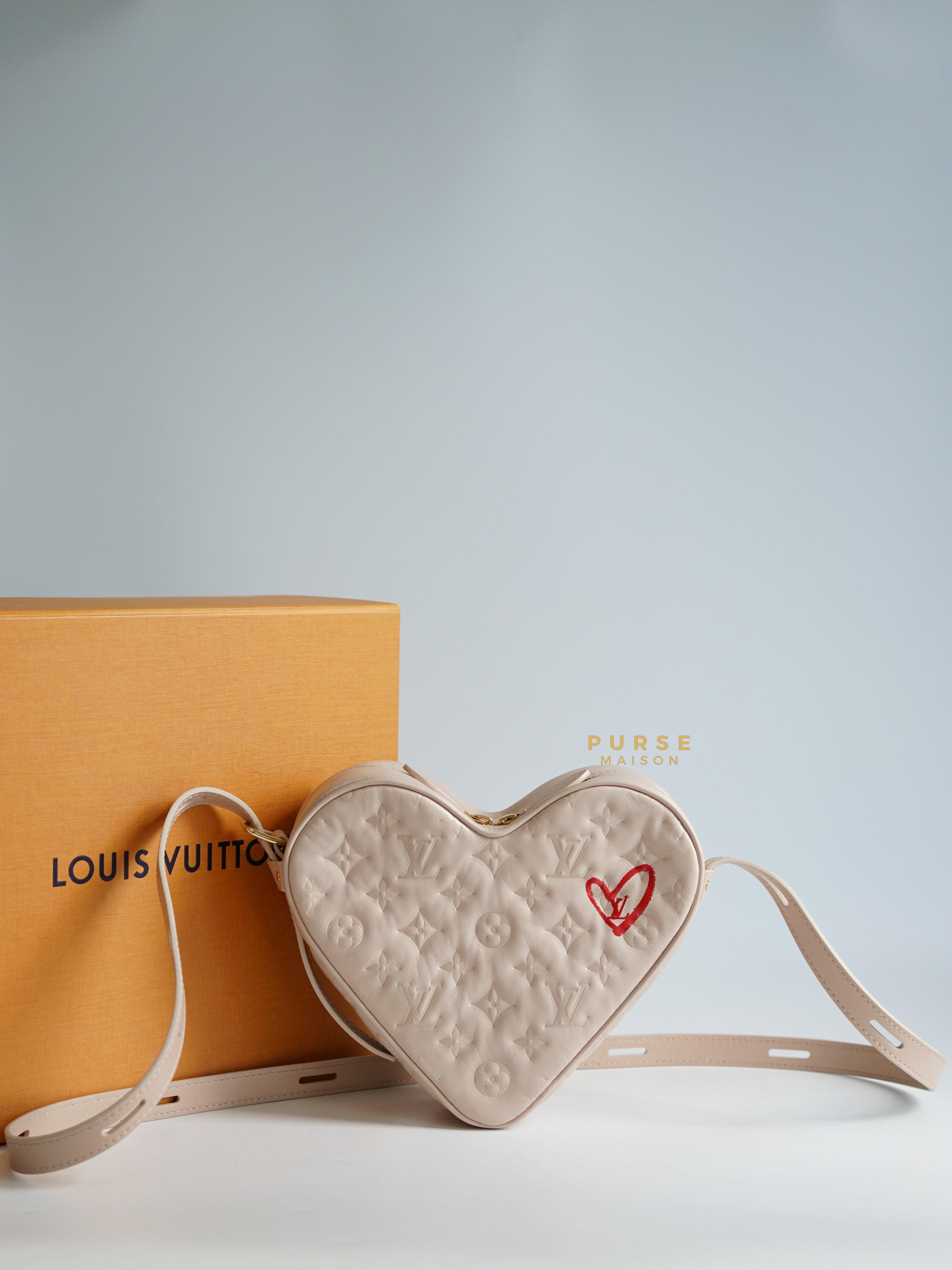Louis Vuitton Limited Edition Fall in Love Heart Sac Coeur Heartbox Bag (Microchip) | Purse Maison Luxury Bags Shop