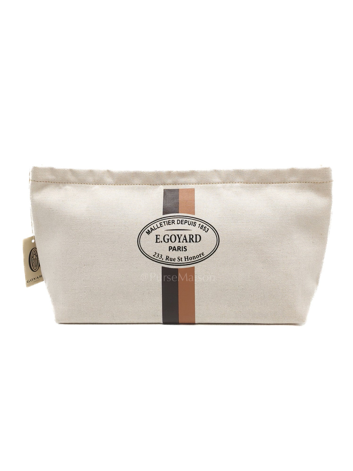 Necessaire Pouch in Linen and Cotton Bag Organizer