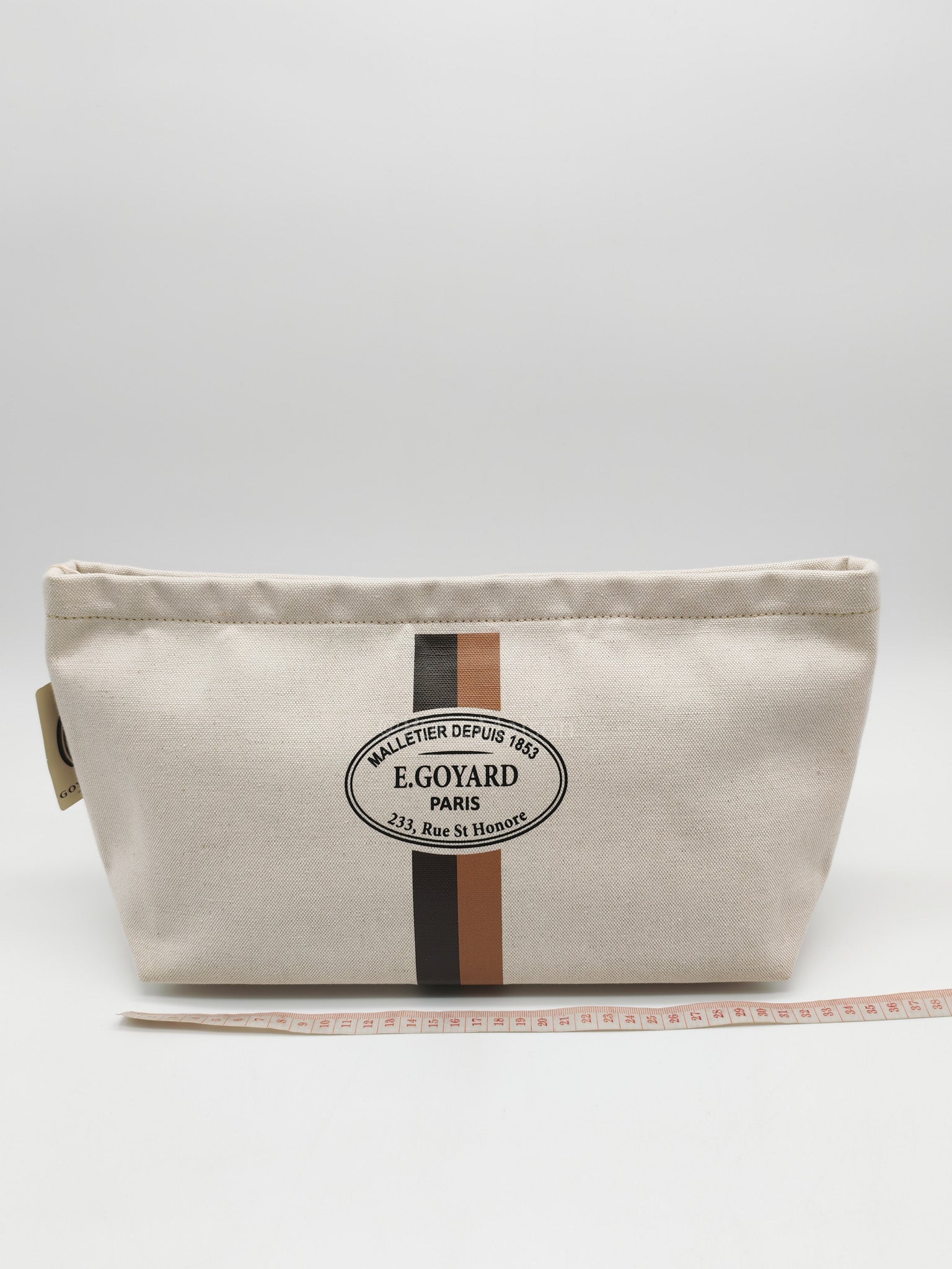 Necessaire Pouch in Linen and Cotton Bag Organizer