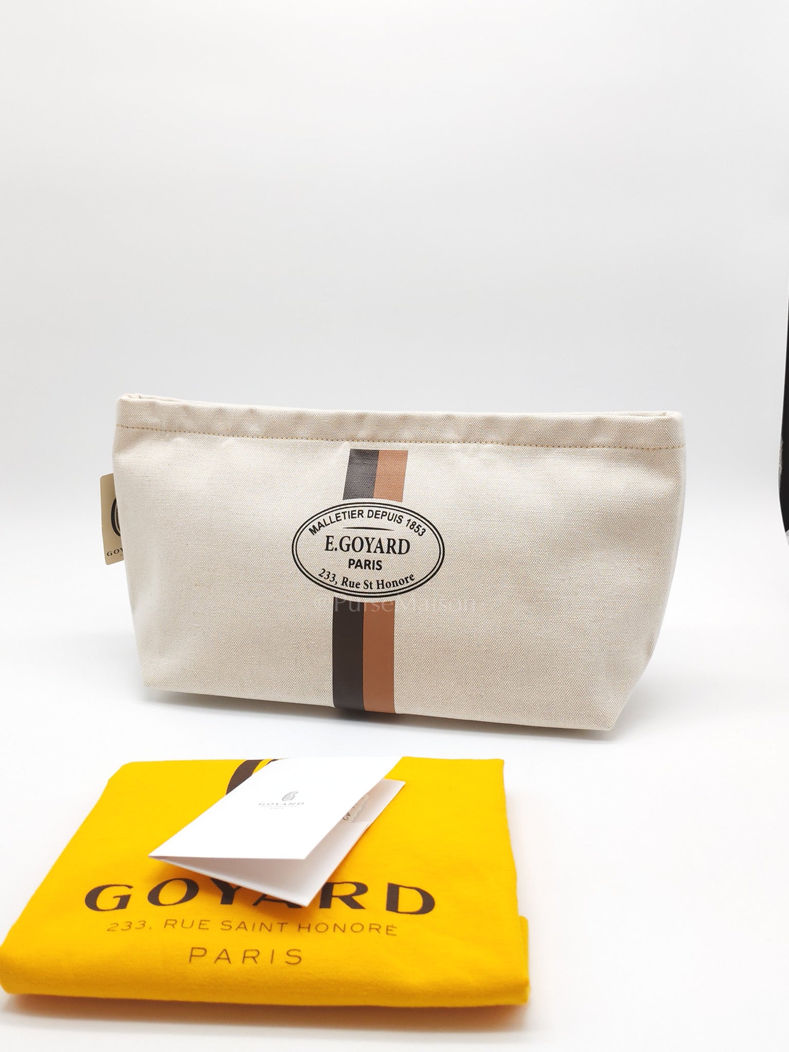 Necessaire Pouch in Linen and Cotton Bag Organizer