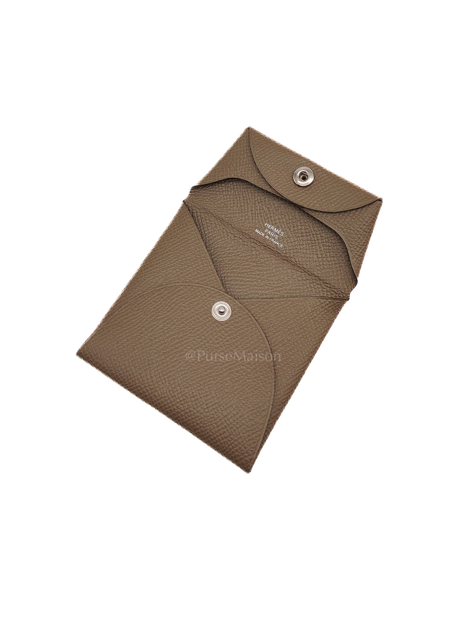 Bastia Change Purse in Alezan Evercolor Leather Stamp Y (2020)