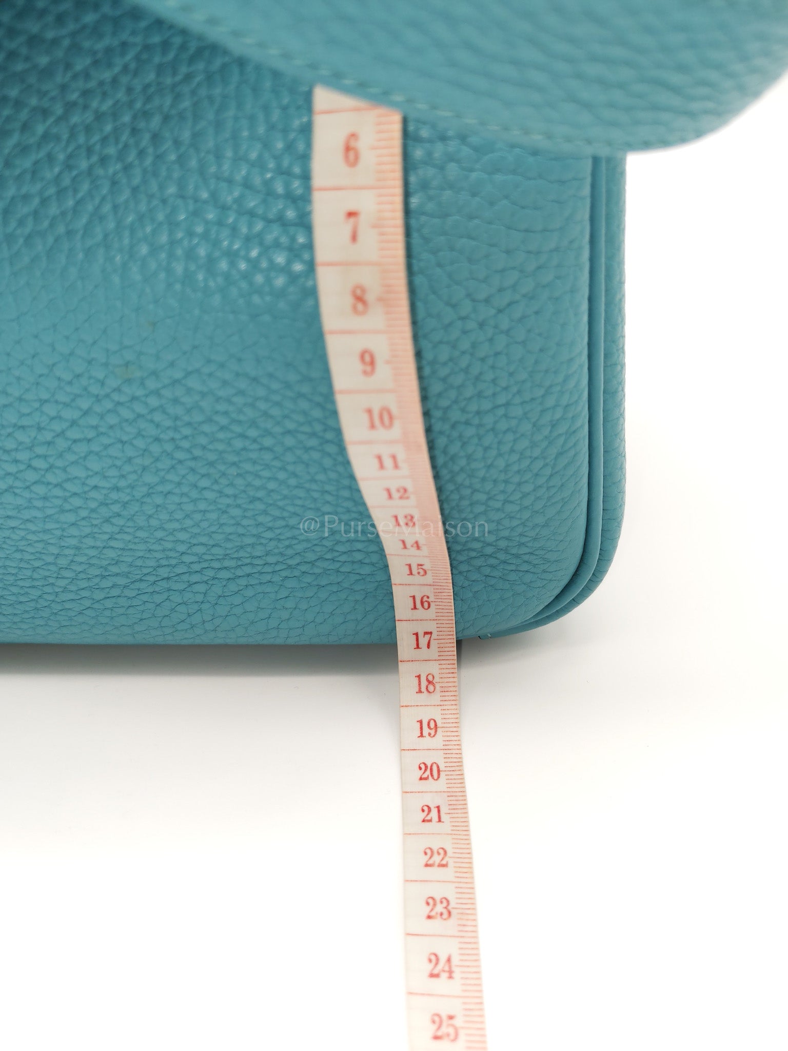 Lindy 26 Bleu Saint Clemence and Palladium Hardware Stamp T (2015) | Purse Maison Luxury Bags Shop