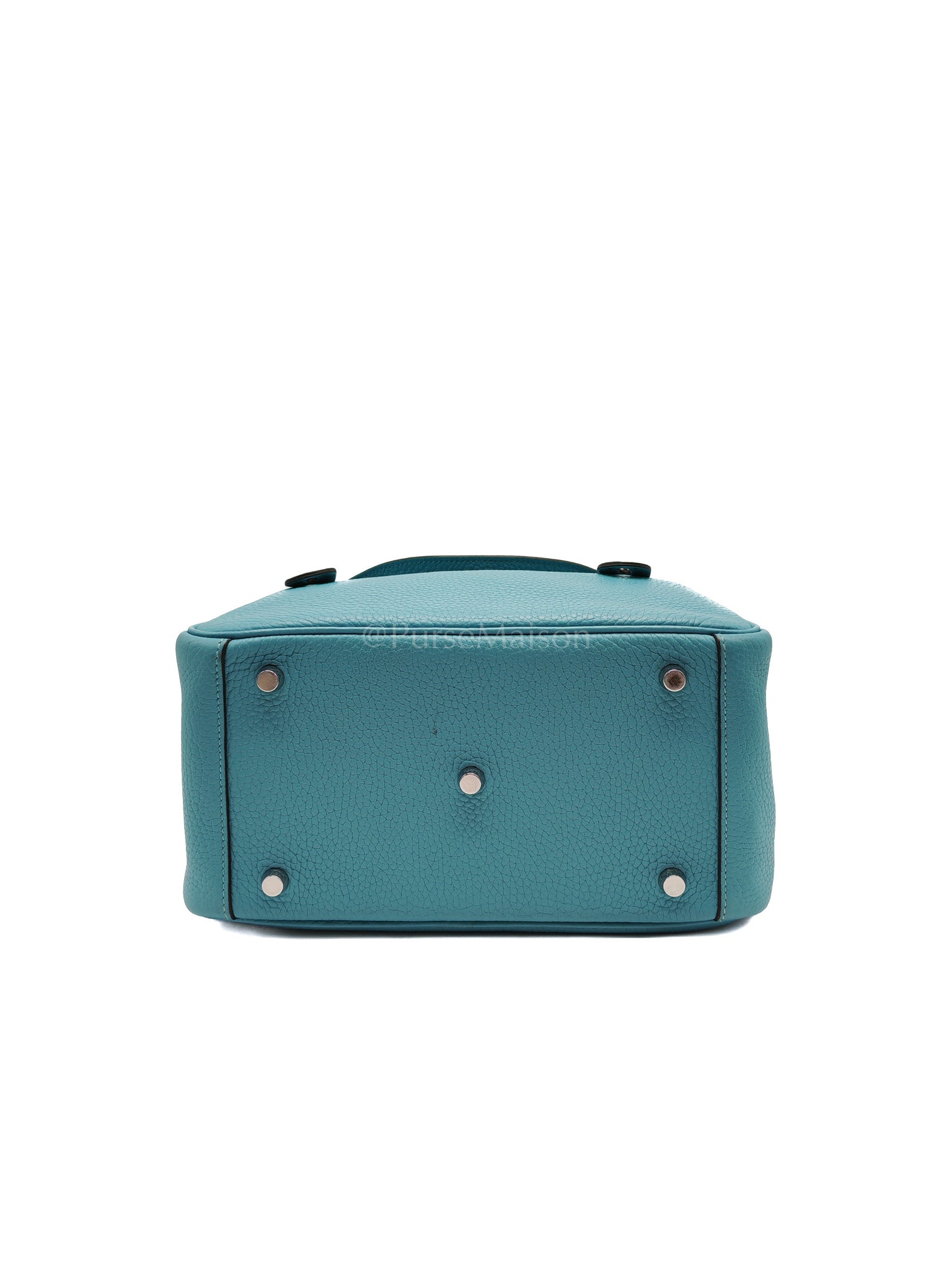 Lindy 26 Bleu Saint Clemence and Palladium Hardware Stamp T (2015) | Purse Maison Luxury Bags Shop